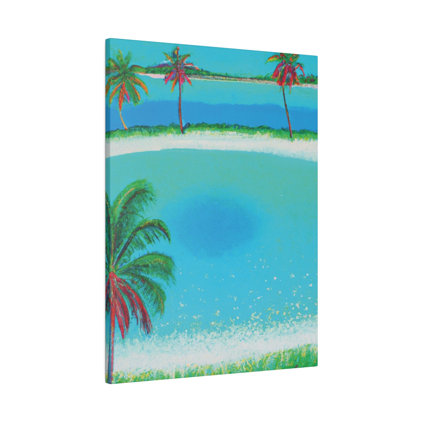 2198G - Bahamas Ocean Painting Print | Bahamas | Ocean | Beach | Poster | Home Decor | Wall Art | Canvas