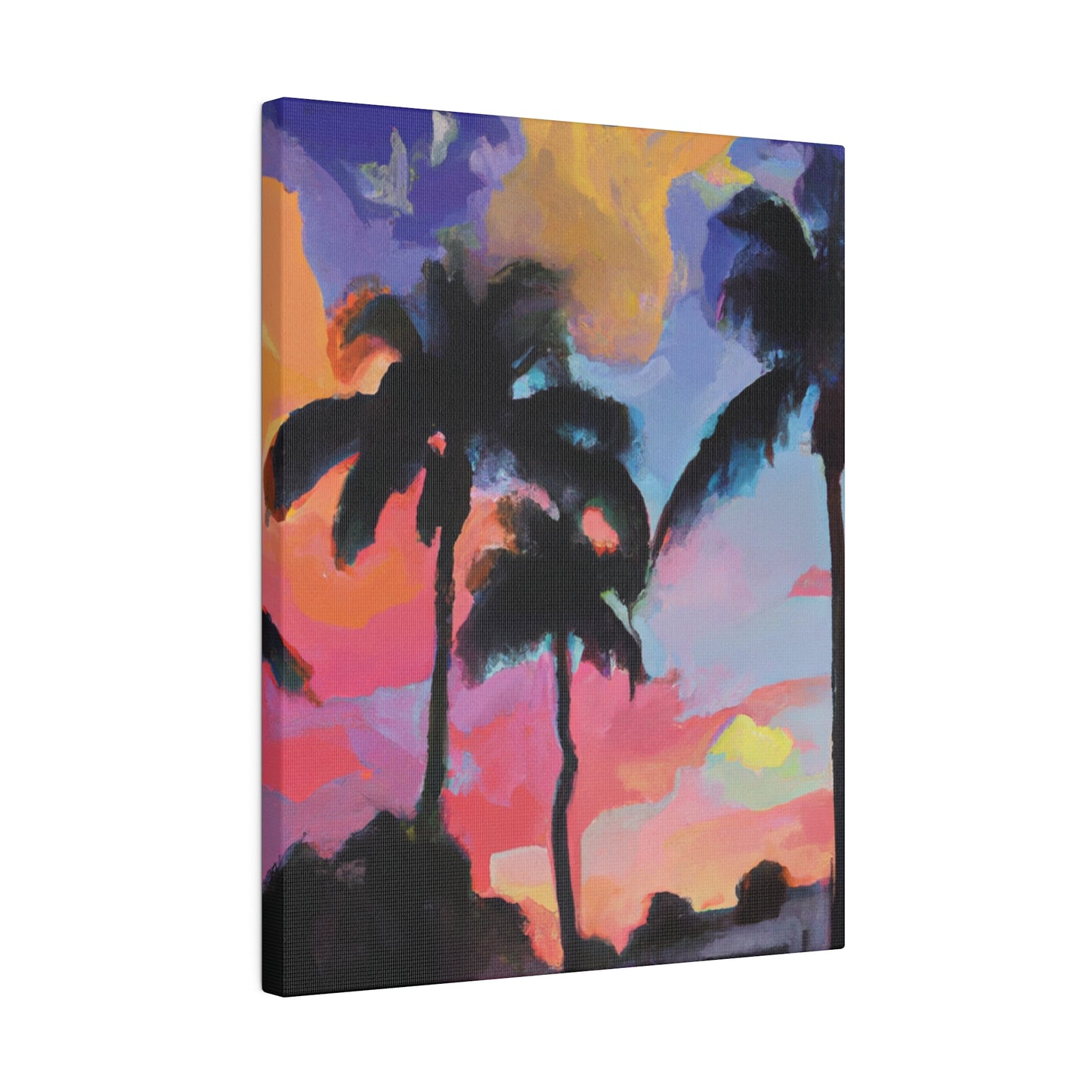 5334Q - Miami Beach Sunset Painting Print | Miami | Beach | Sunset | Poster | Home Decor | Wall Art | Canvas