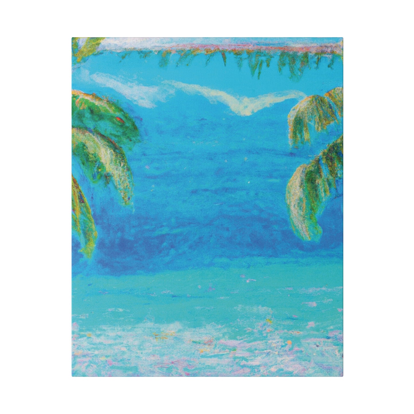 8159P - Bahamas Ocean Painting Print | Bahamas | Ocean | Beach | Poster | Home Decor | Wall Art | Canvas