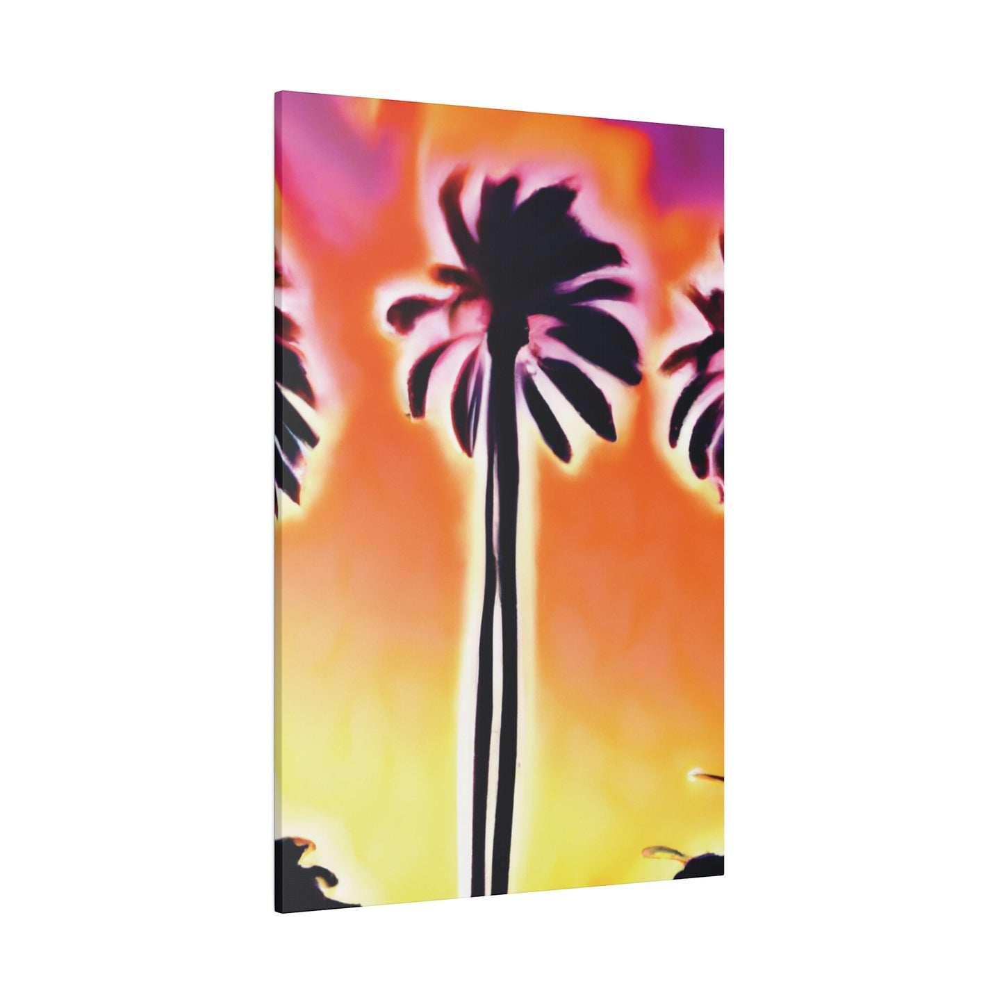 3814X - Miami Beach Sunset Painting Print | Miami | Beach | Sunset | Poster | Home Decor | Wall Art | Canvas