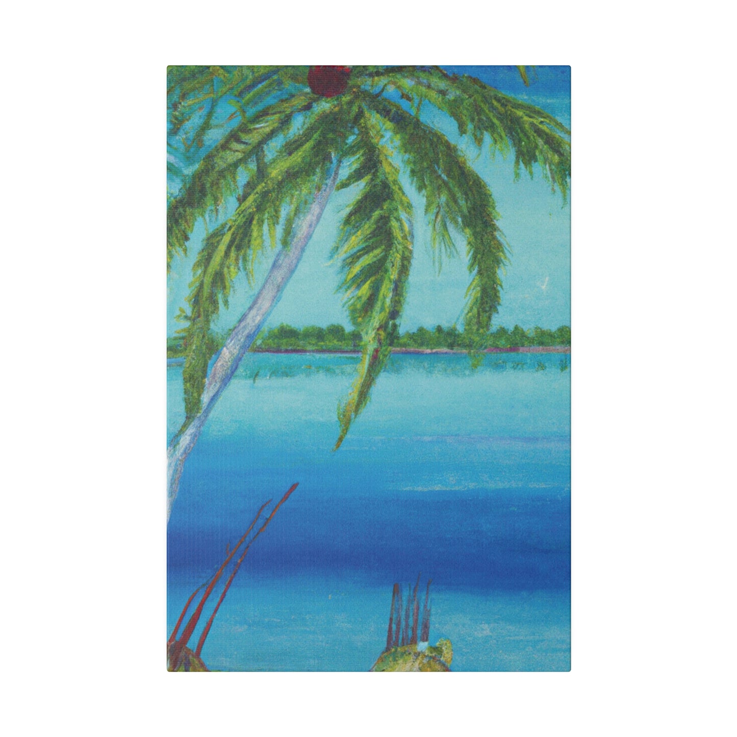 6874M - Bahamas Ocean Painting Print | Bahamas | Ocean | Beach | Poster | Home Decor | Wall Art | Canvas