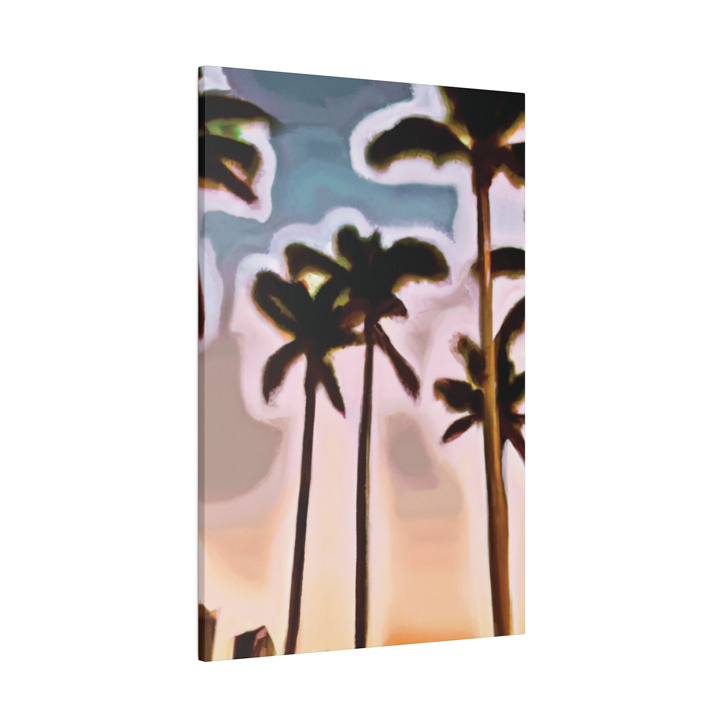 4828Q - Miami Beach Sunset Painting Print | Miami | Beach | Sunset | Poster | Home Decor | Wall Art | Canvas