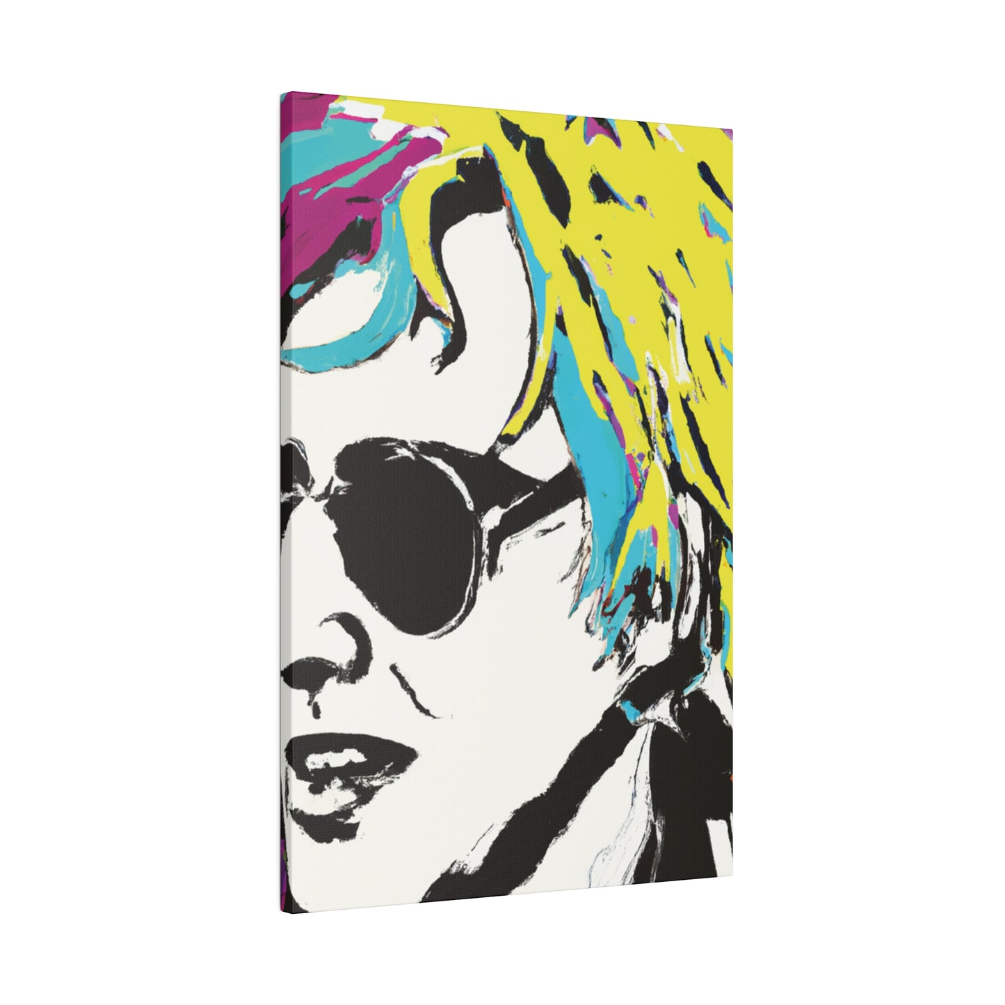 3921R - Rockstar Painting Print | Face | Abstract | Poster | Home Decor | Wall Art | Music Art | Canvas