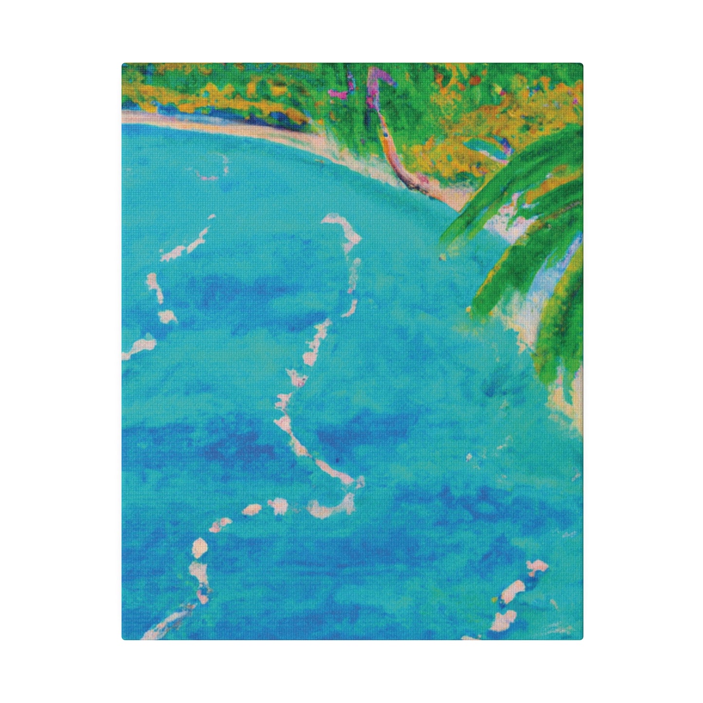 6605P - Bahamas Ocean Painting Print | Bahamas | Ocean | Beach | Poster | Home Decor | Wall Art | Canvas