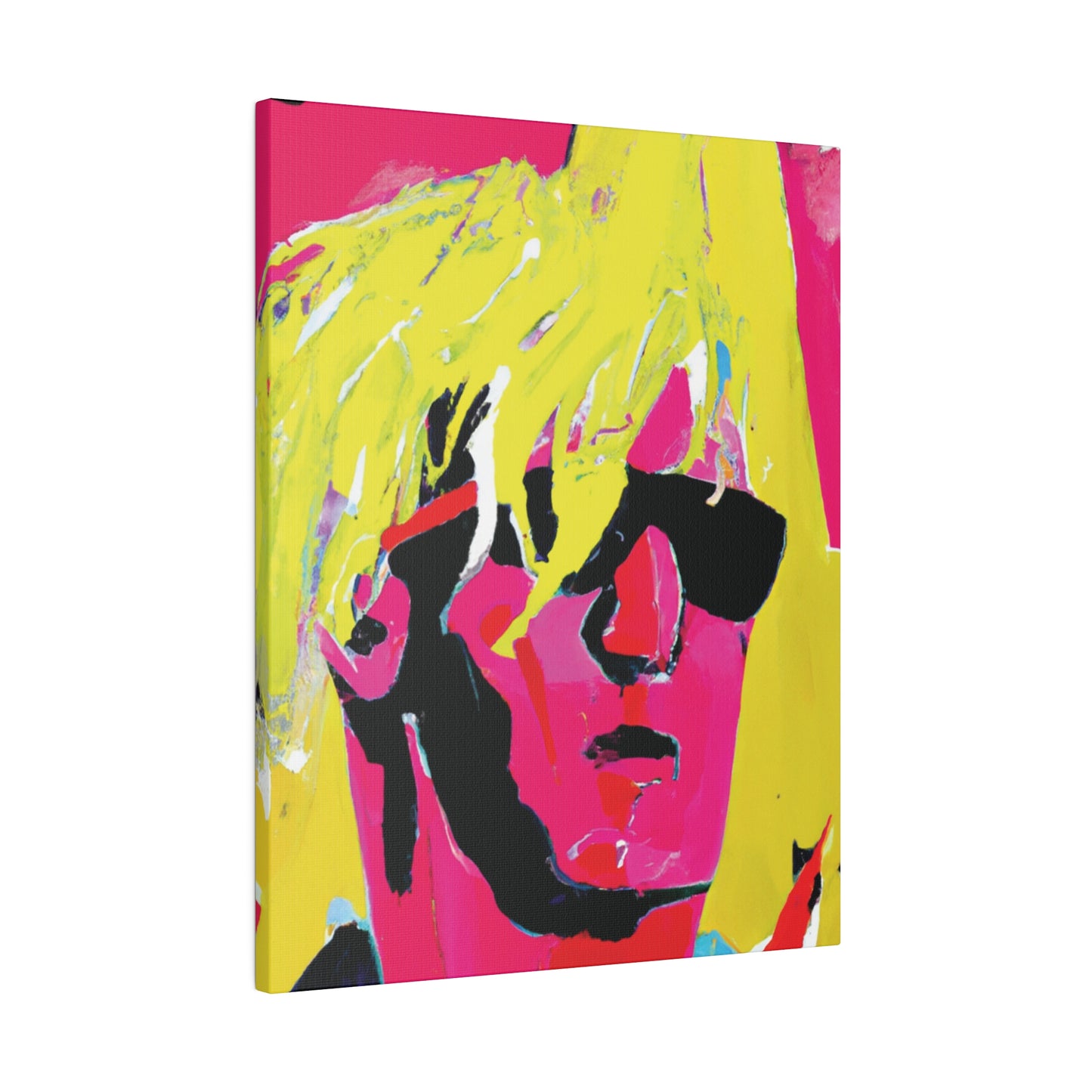 5130P - Rockstar Painting Print | Face | Abstract | Poster | Home Decor | Wall Art | Music Art | Canvas