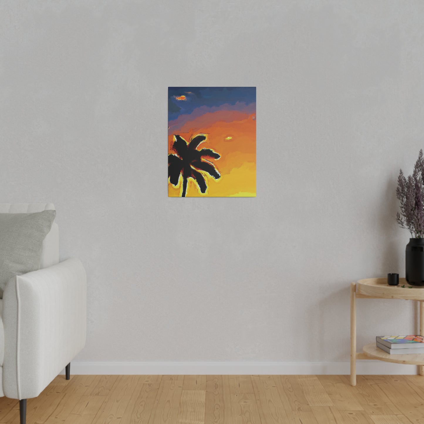 8720W - Miami Beach Sunset Painting Print | Miami | Beach | Sunset | Poster | Home Decor | Wall Art | Canvas