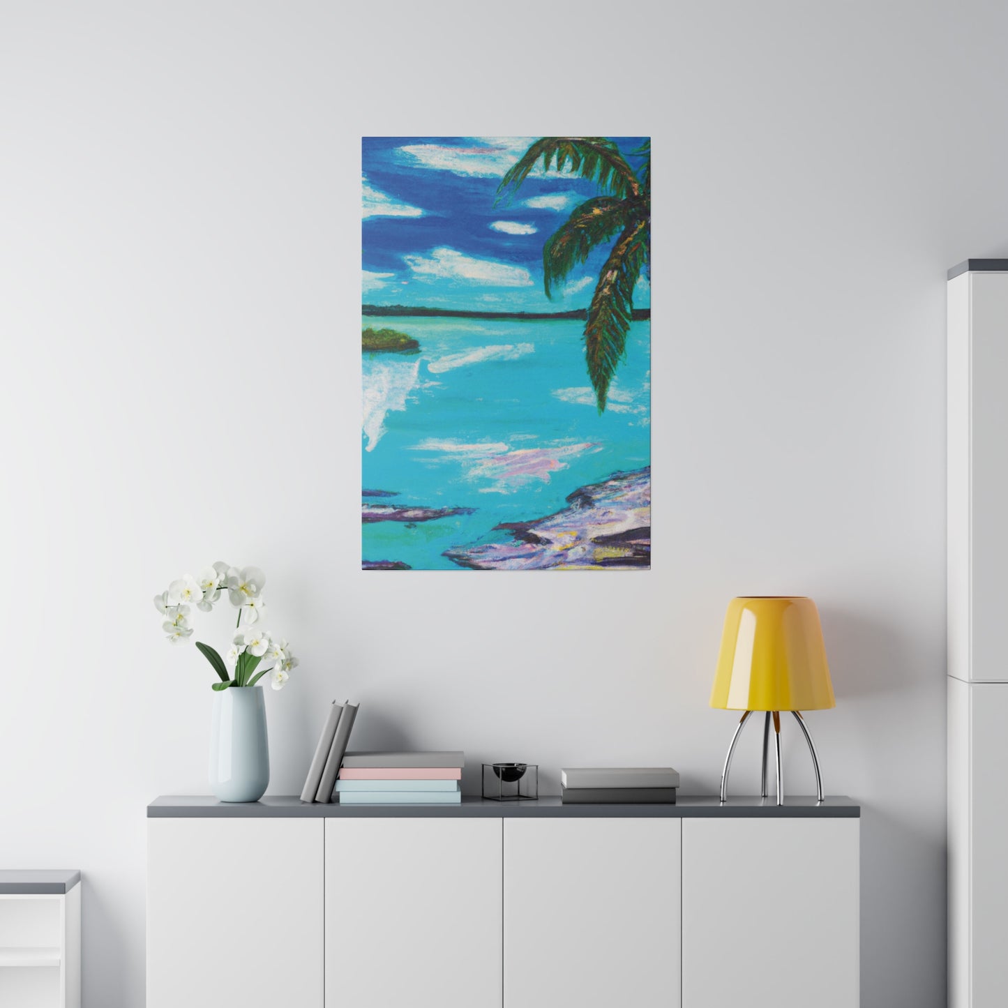 9184C - Bahamas Ocean Painting Print | Bahamas | Ocean | Beach | Poster | Home Decor | Wall Art | Canvas