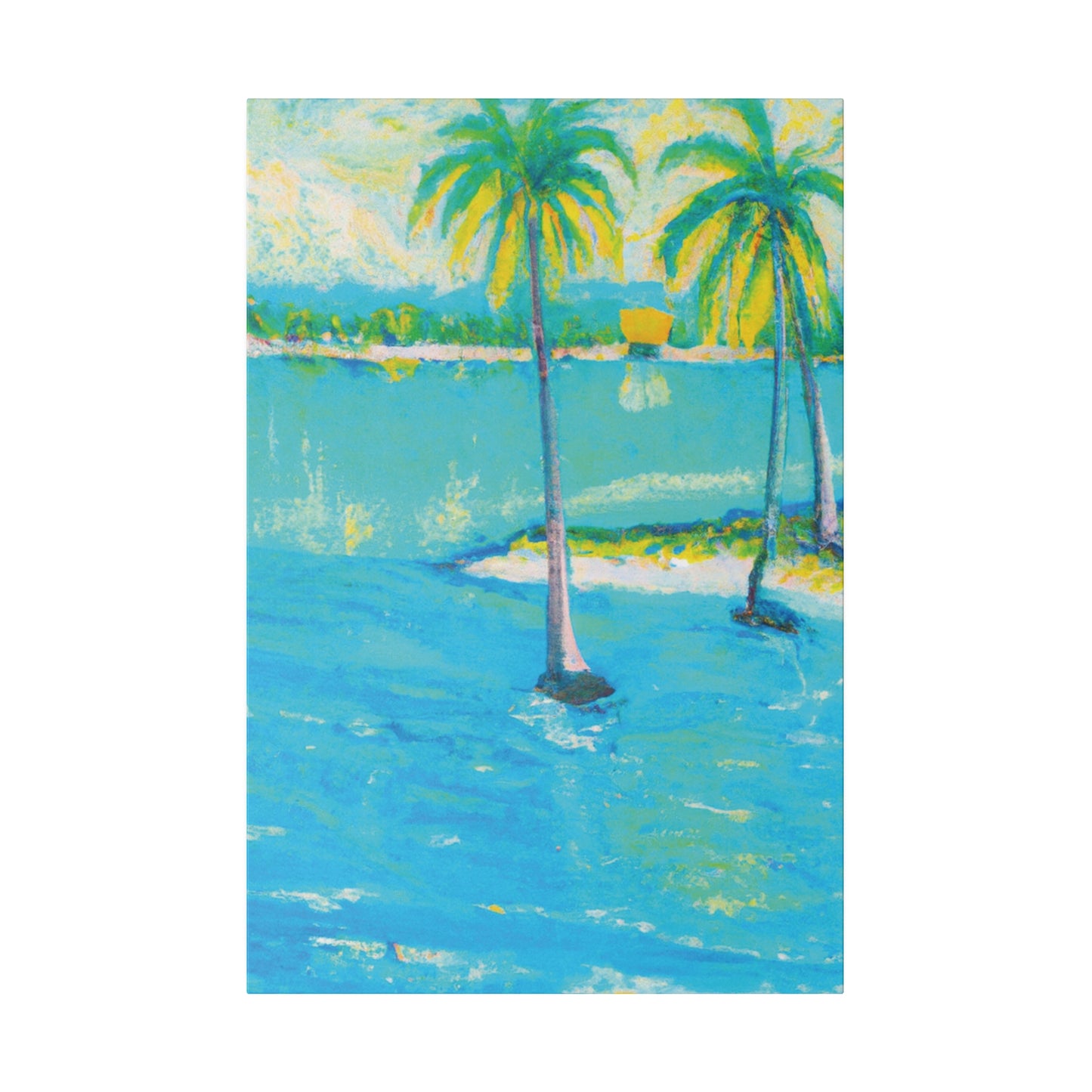 9652X - Bahamas Ocean Painting Print | Bahamas | Ocean | Beach | Poster | Home Decor | Wall Art | Canvas