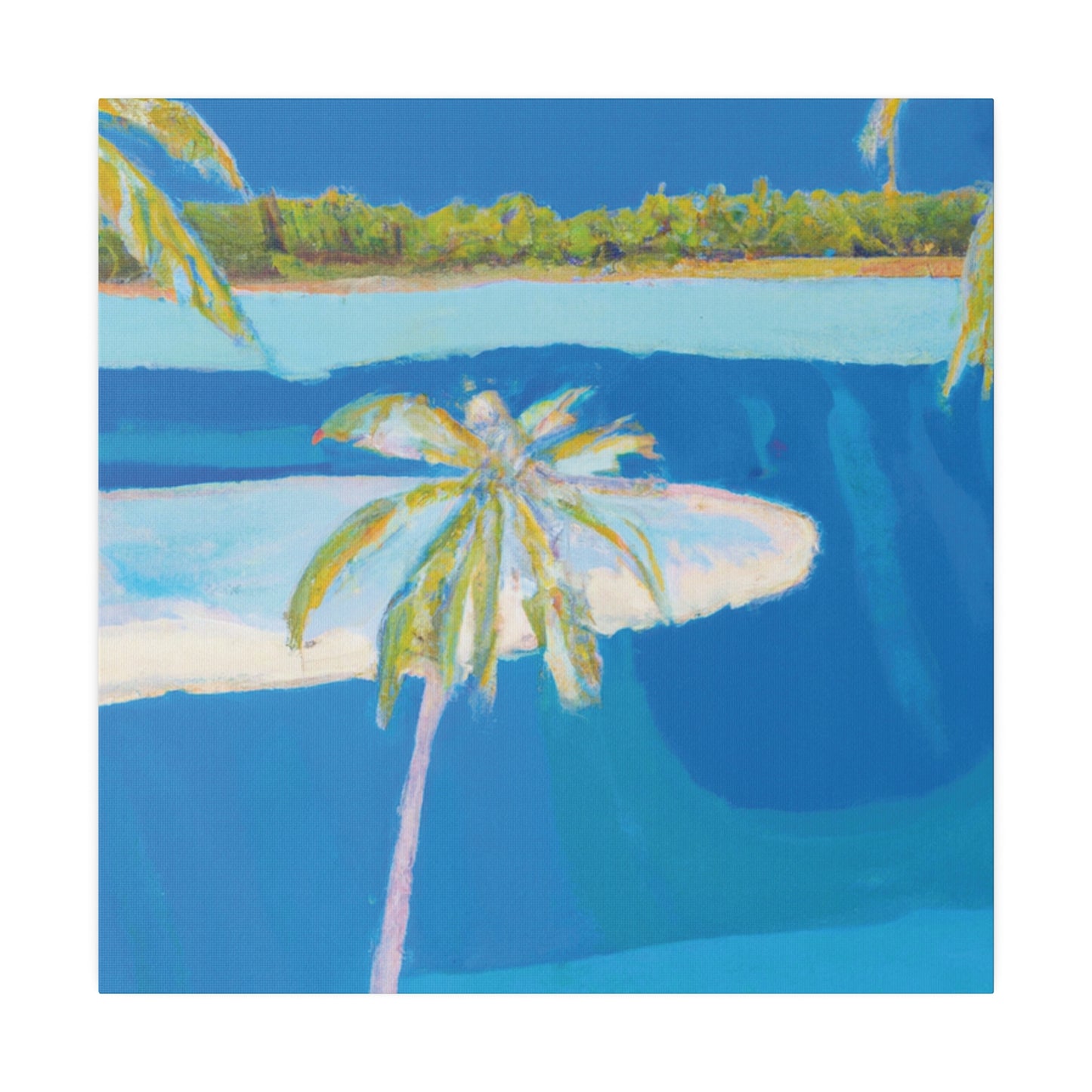 9231F - Bahamas Ocean Painting Print | Bahamas | Ocean | Beach | Poster | Home Decor | Wall Art | Canvas