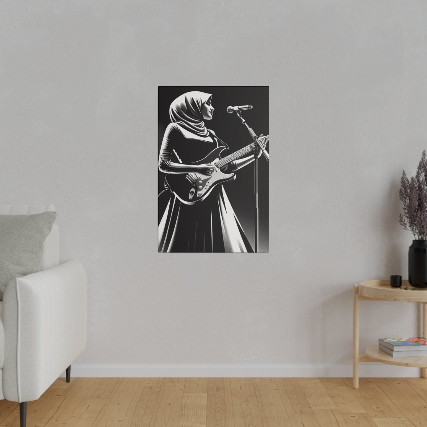 4327S - music art work, rockstar gifts, musician gift ideas, guitar art work, guitar artwork, guitar wall art canvas, playing guitar, decor