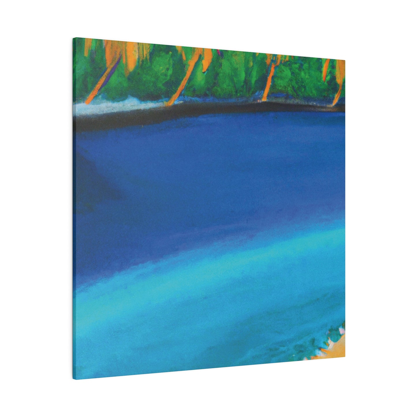 4195T - Bahamas Ocean Painting Print | Bahamas | Ocean | Beach | Poster | Home Decor | Wall Art | Canvas