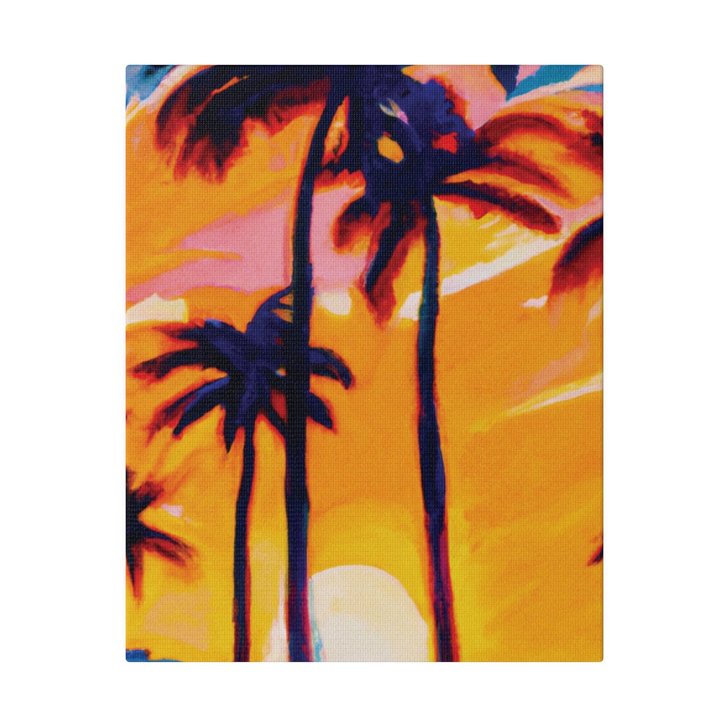 2067G - Miami Beach Sunset Painting Print | Miami | Beach | Sunset | Poster | Home Decor | Wall Art | Canvas