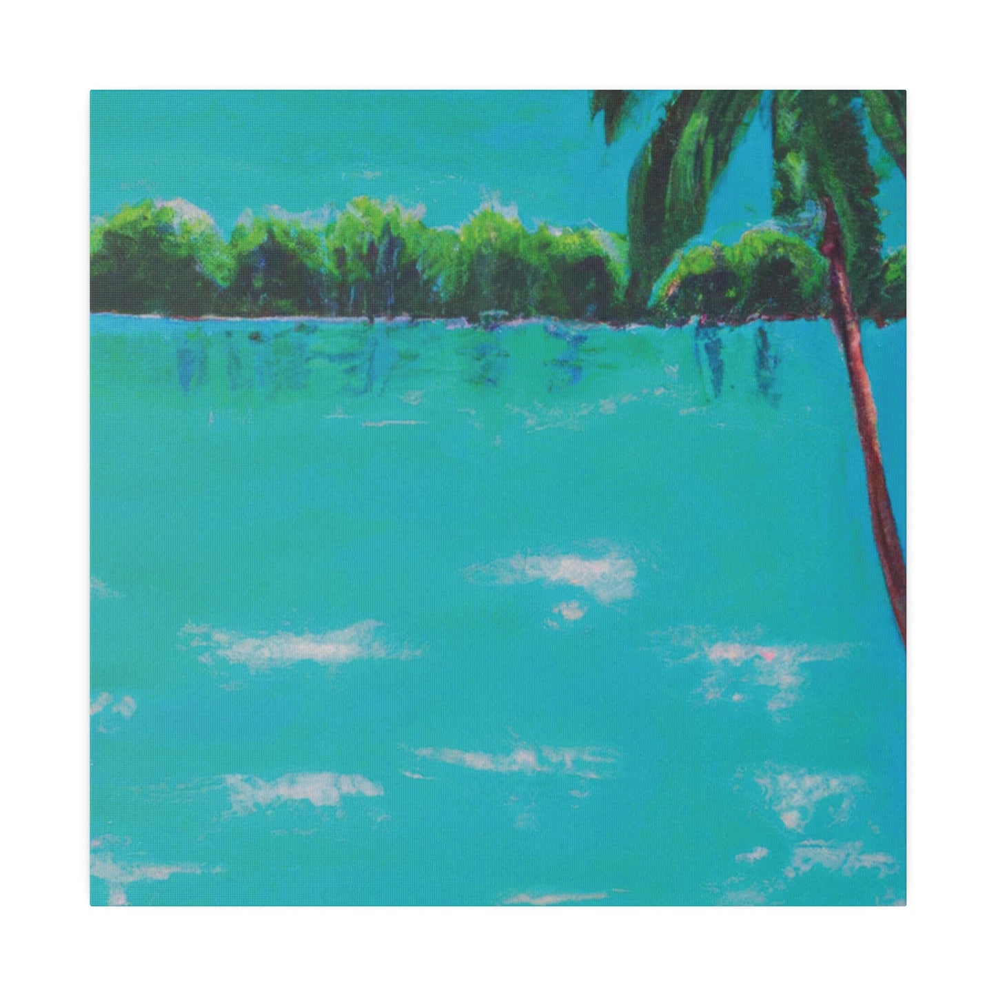 9108Q - Bahamas Ocean Painting Print | Bahamas | Ocean | Beach | Poster | Home Decor | Wall Art | Canvas