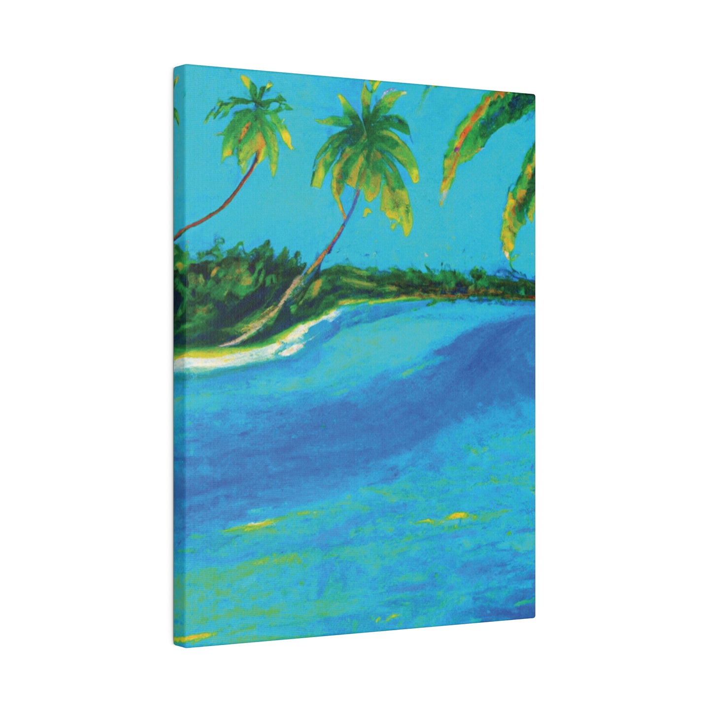 5491K - Bahamas Ocean Painting Print | Bahamas | Ocean | Beach | Poster | Home Decor | Wall Art | Canvas