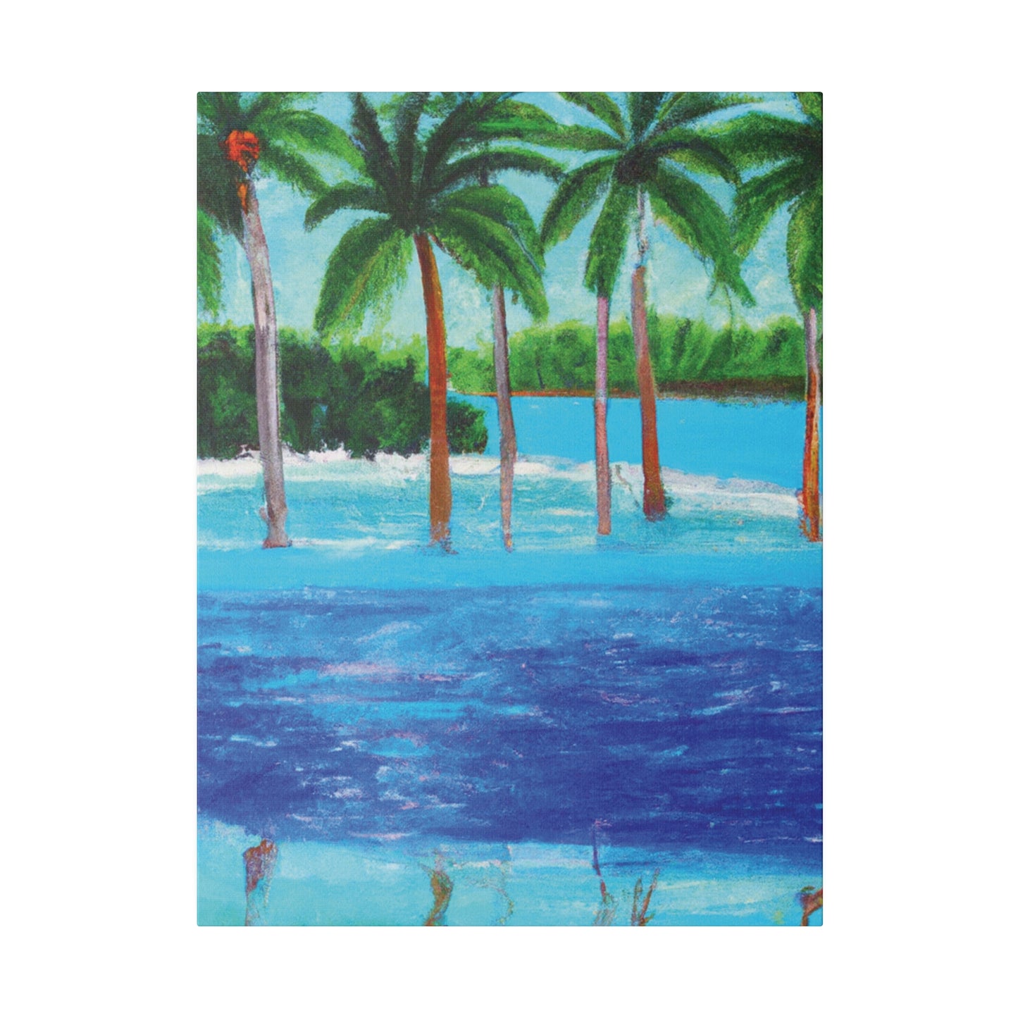 4563X - Bahamas Ocean Painting Print | Bahamas | Ocean | Beach | Poster | Home Decor | Wall Art | Canvas