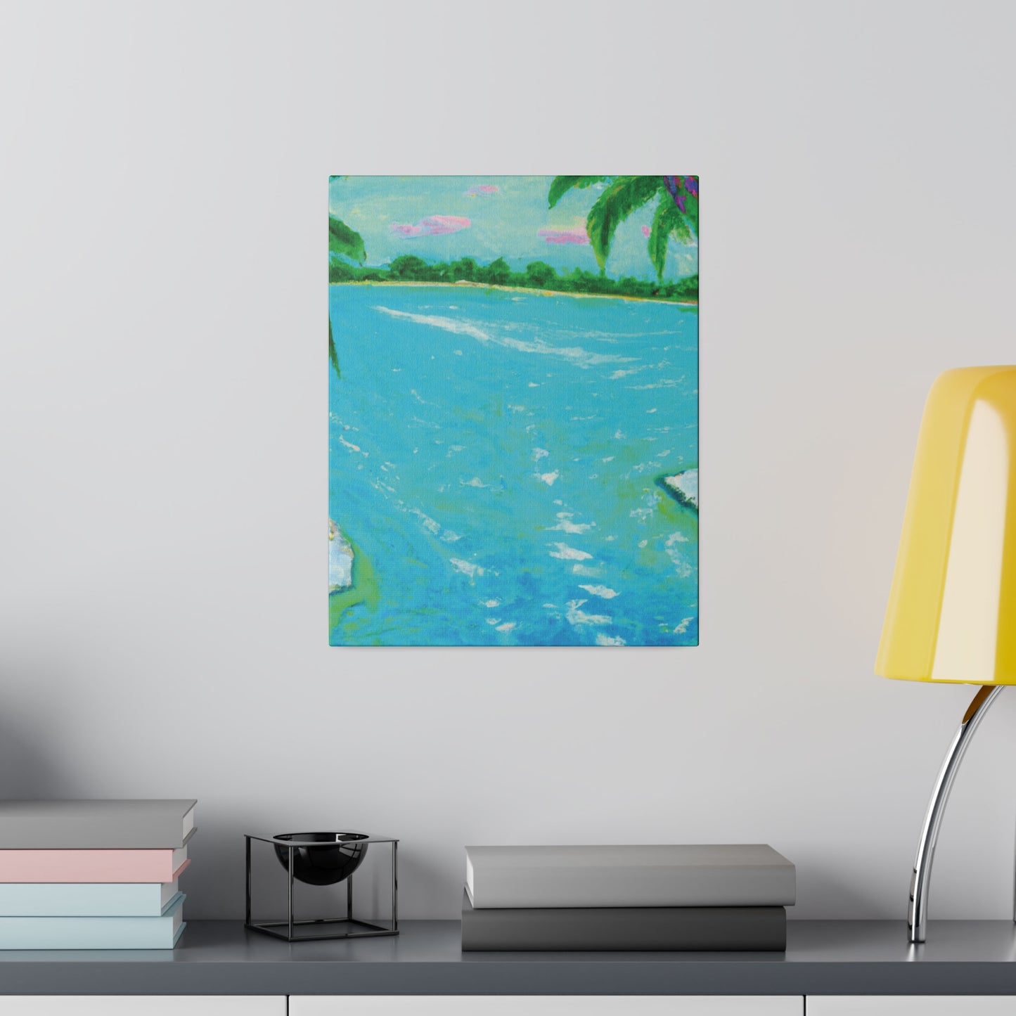 6527F - Bahamas Ocean Painting Print | Bahamas | Ocean | Beach | Poster | Home Decor | Wall Art | Canvas