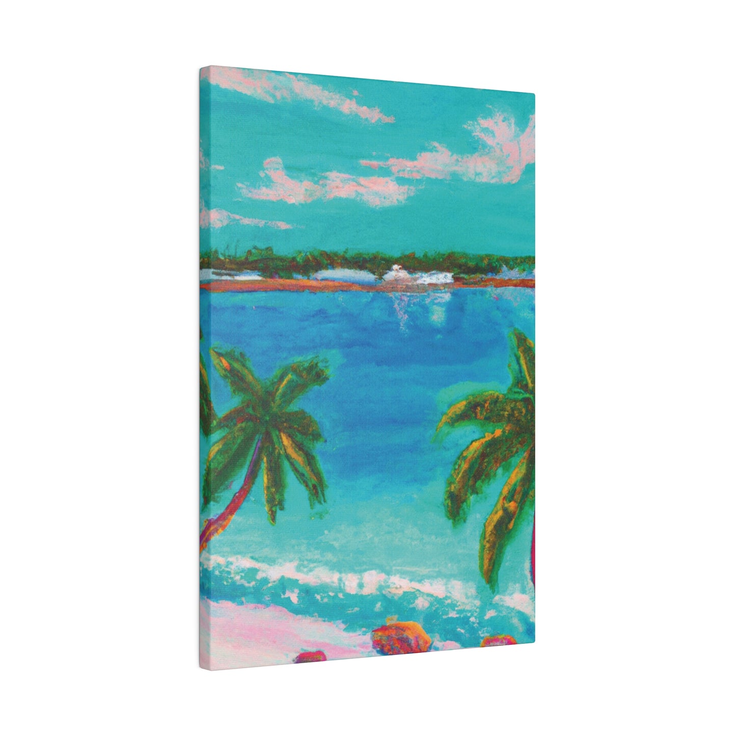 6836G - Bahamas Ocean Painting Print | Bahamas | Ocean | Beach | Poster | Home Decor | Wall Art | Canvas