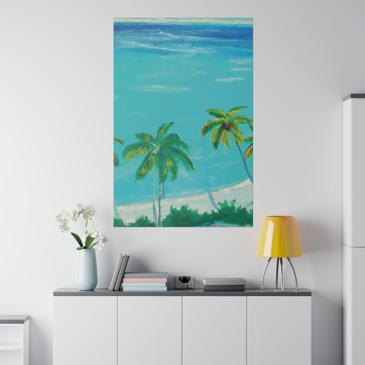 7383L - Bahamas Ocean Painting Print | Bahamas | Ocean | Beach | Poster | Home Decor | Wall Art | Canvas