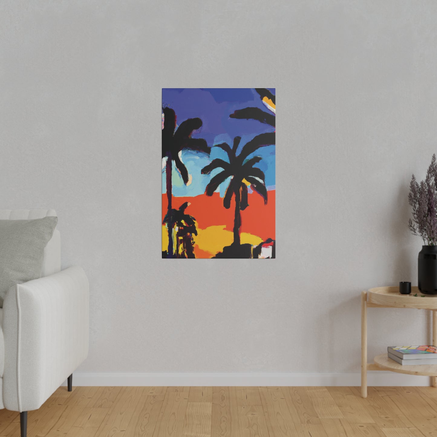 8634T - Miami Beach Sunset Painting Print | Miami | Beach | Sunset | Poster | Home Decor | Wall Art | Canvas