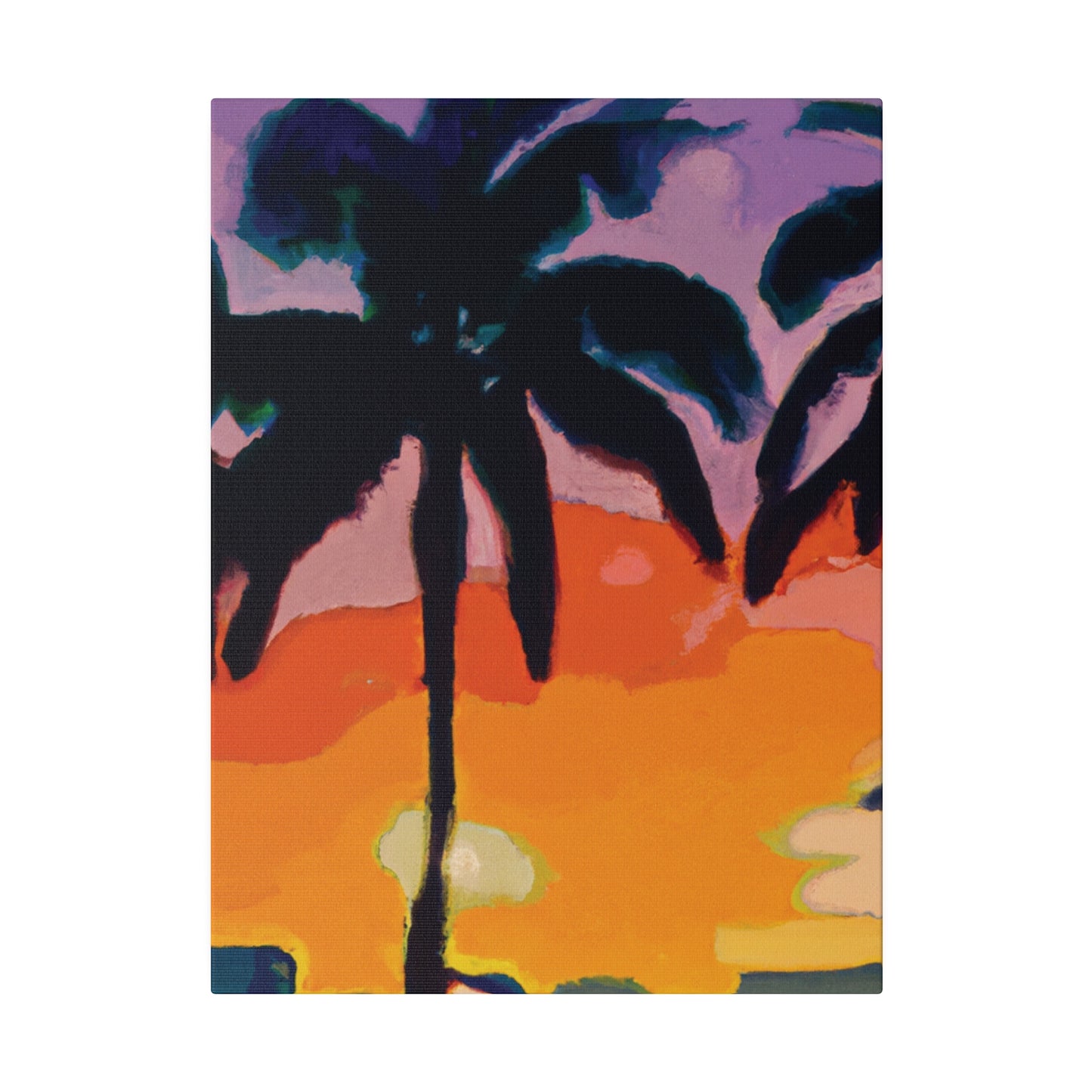 7875Z - Miami Beach Sunset Painting Print | Miami | Beach | Sunset | Poster | Home Decor | Wall Art | Canvas