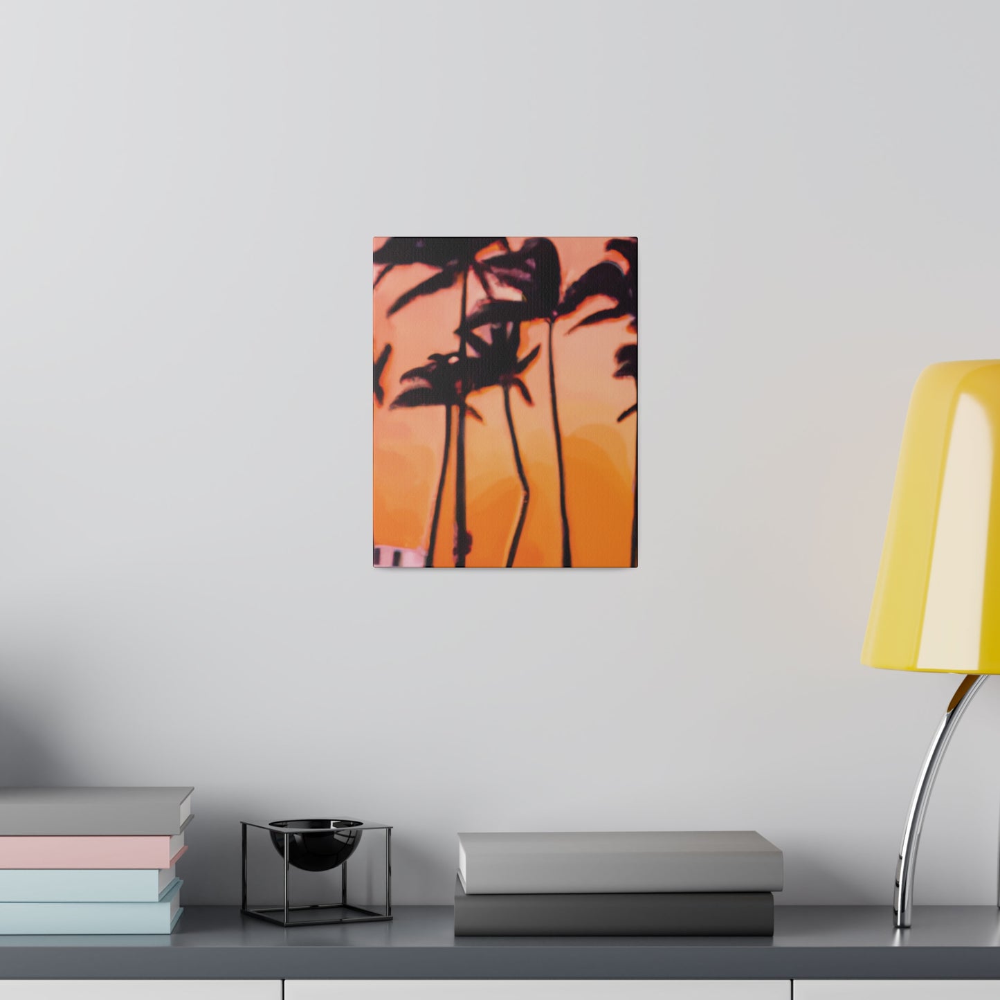 9837K - Miami Beach Sunset Painting Print | Miami | Beach | Sunset | Poster | Home Decor | Wall Art | Canvas