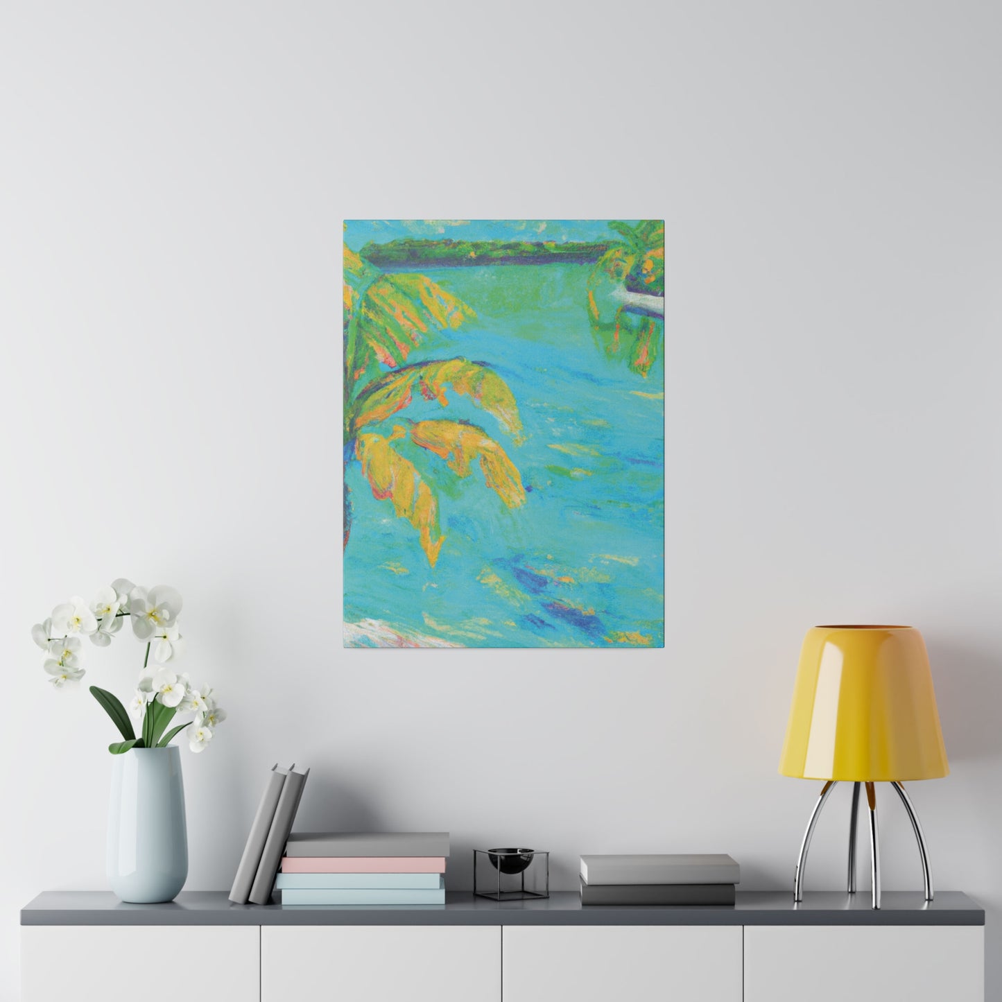 8857G - Bahamas Ocean Painting Print | Bahamas | Ocean | Beach | Poster | Home Decor | Wall Art | Canvas