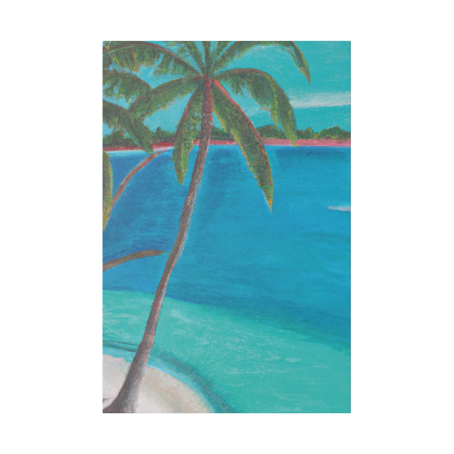 2976D - Bahamas Ocean Painting Print | Bahamas | Ocean | Beach | Poster | Home Decor | Wall Art | Canvas