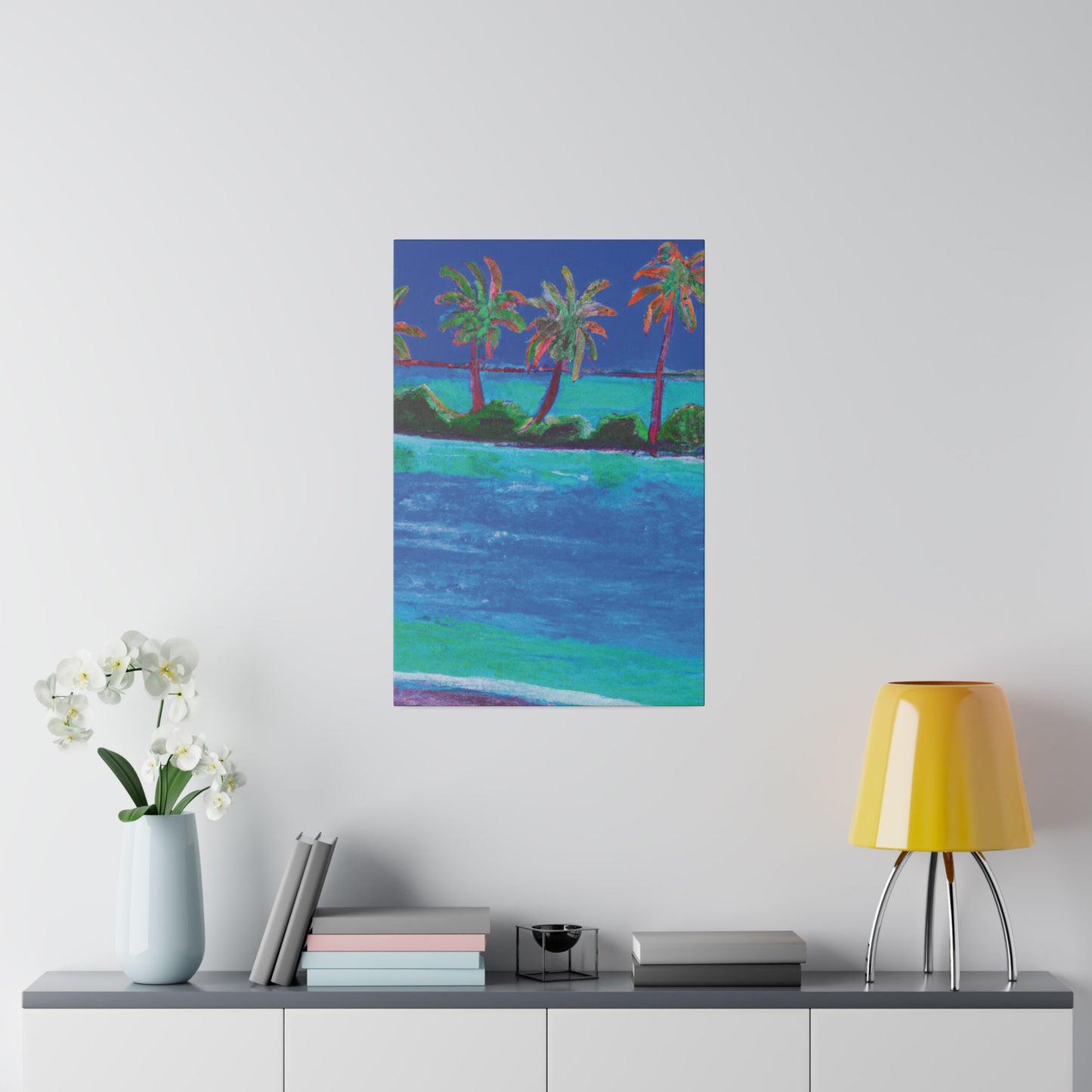 7454G - Bahamas Ocean Painting Print | Bahamas | Ocean | Beach | Poster | Home Decor | Wall Art | Canvas