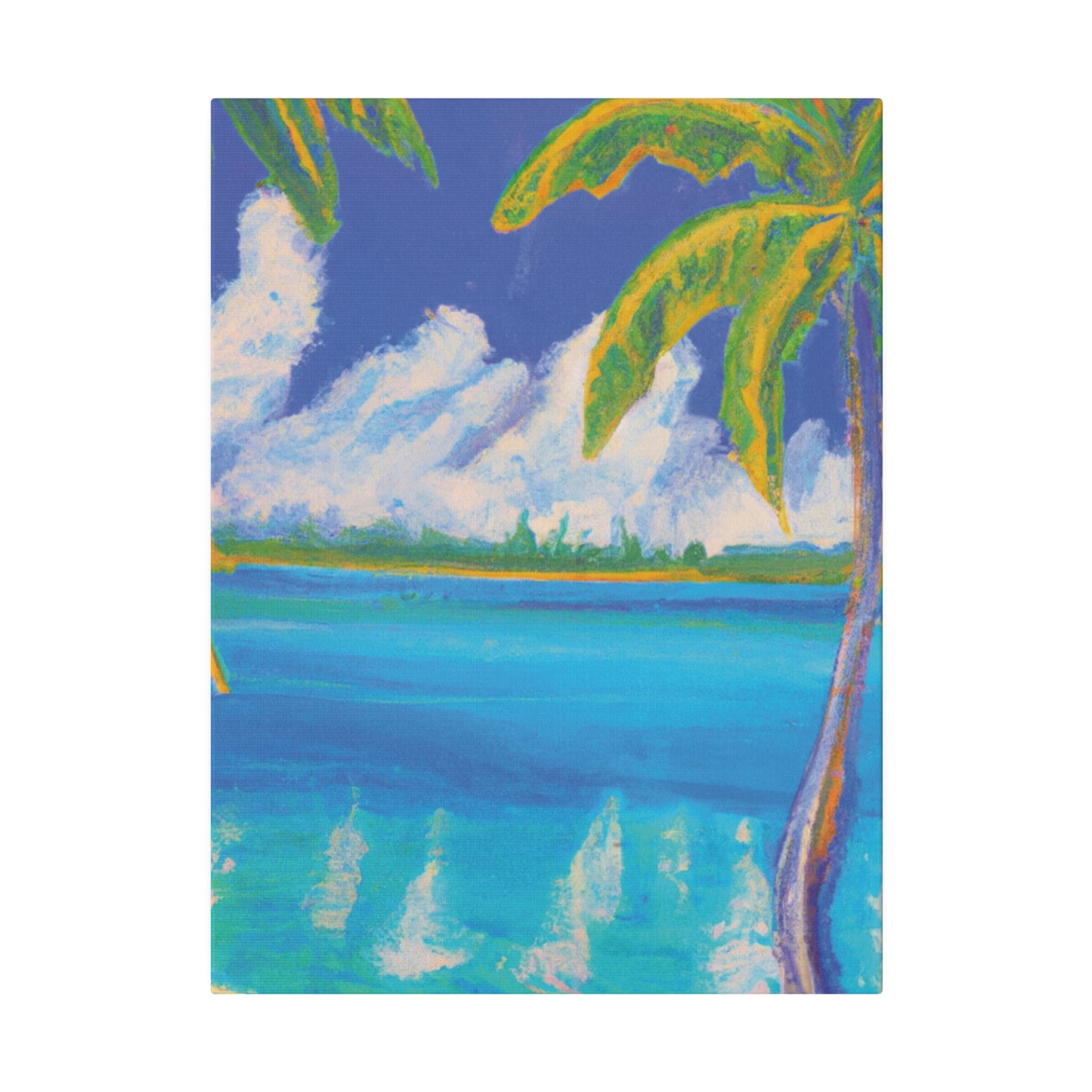 3054I - Bahamas Ocean Painting Print | Bahamas | Ocean | Beach | Poster | Home Decor | Wall Art | Canvas