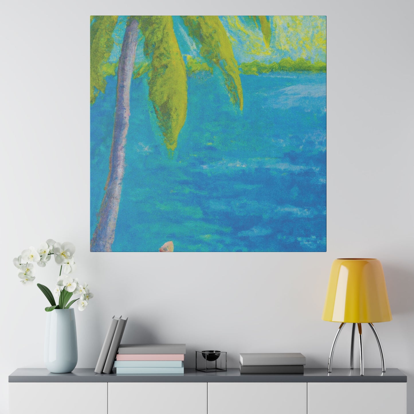 8812F - Bahamas Ocean Painting Print | Bahamas | Ocean | Beach | Poster | Home Decor | Wall Art | Canvas