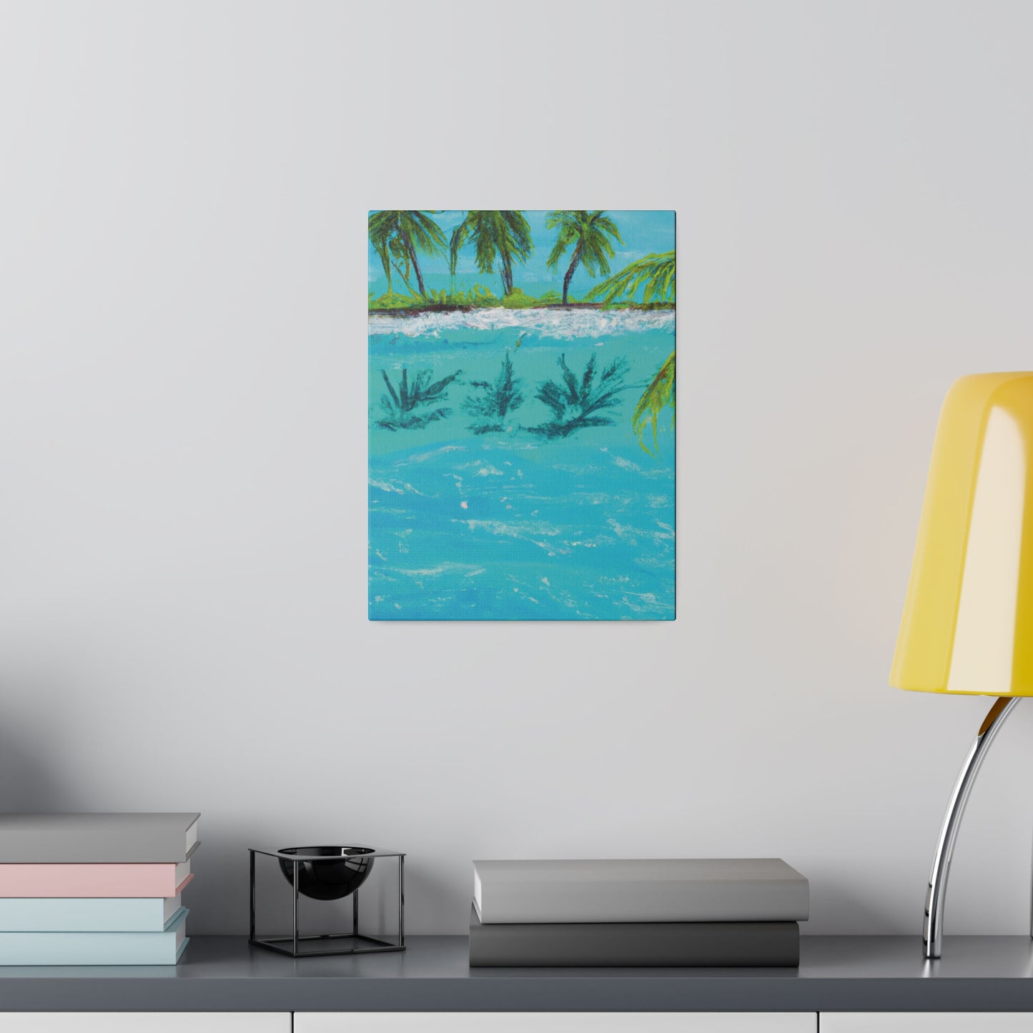 8321K - Bahamas Ocean Painting Print | Bahamas | Ocean | Beach | Poster | Home Decor | Wall Art | Canvas