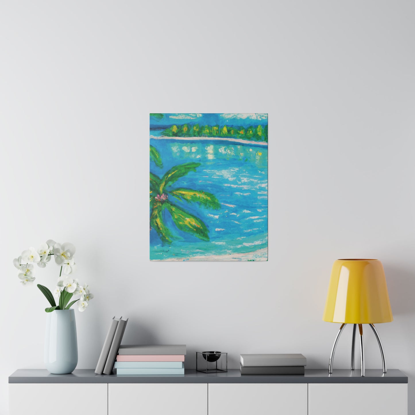 8776T - Bahamas Ocean Painting Print | Bahamas | Ocean | Beach | Poster | Home Decor | Wall Art | Canvas