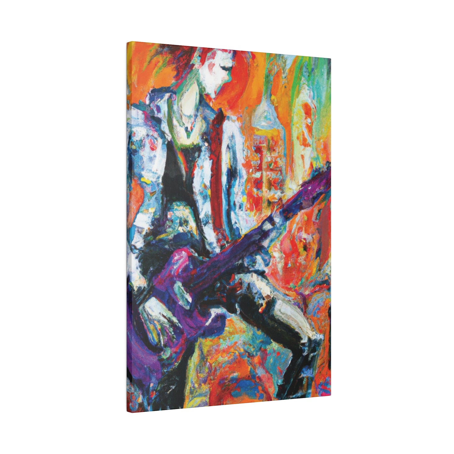 6891P - Rockstar Oil Painting Style Print | Poster | Home Decor | Wall Art | Music Art | Canvas