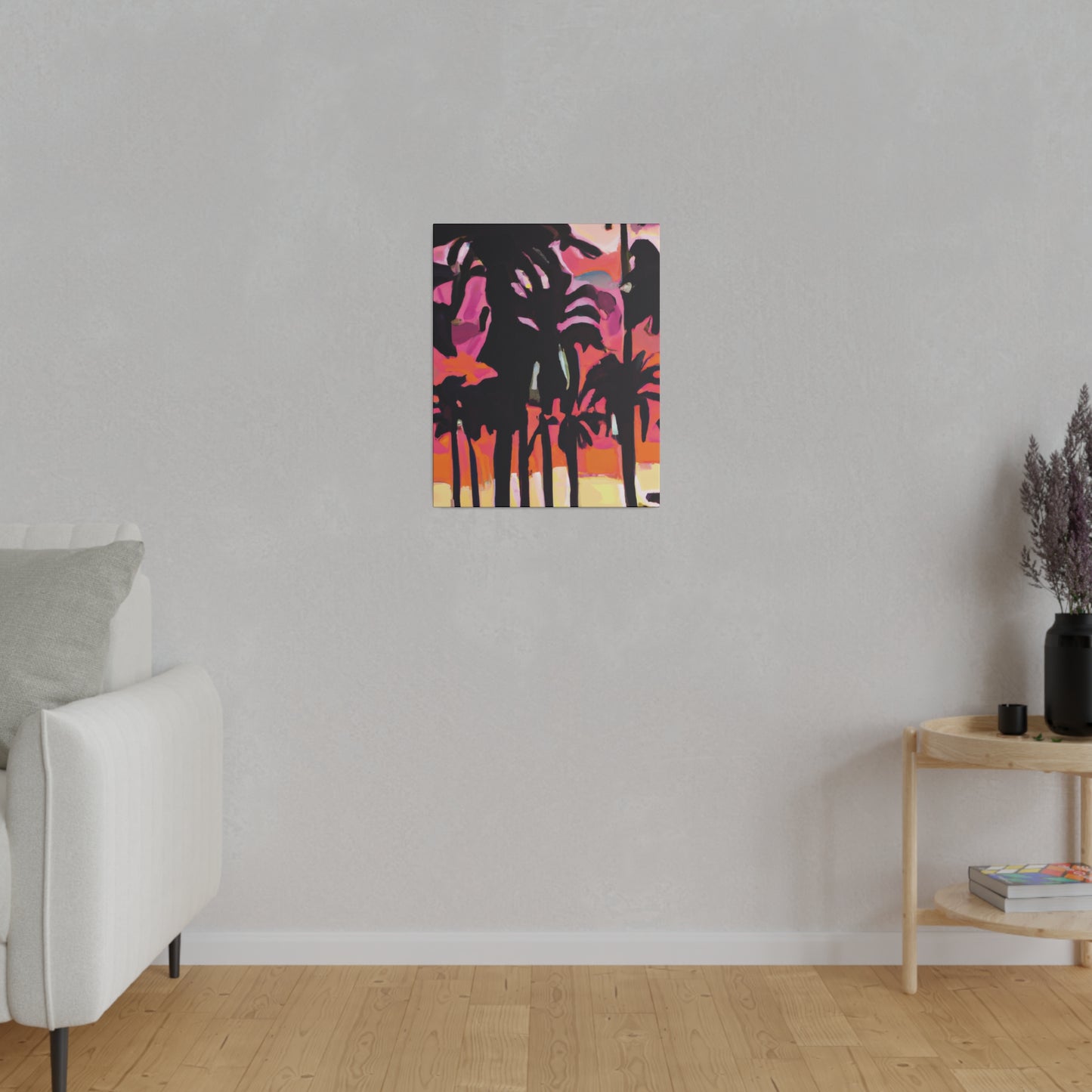 8741N - Miami Beach Sunset Painting Print | Miami | Beach | Sunset | Poster | Home Decor | Wall Art | Canvas