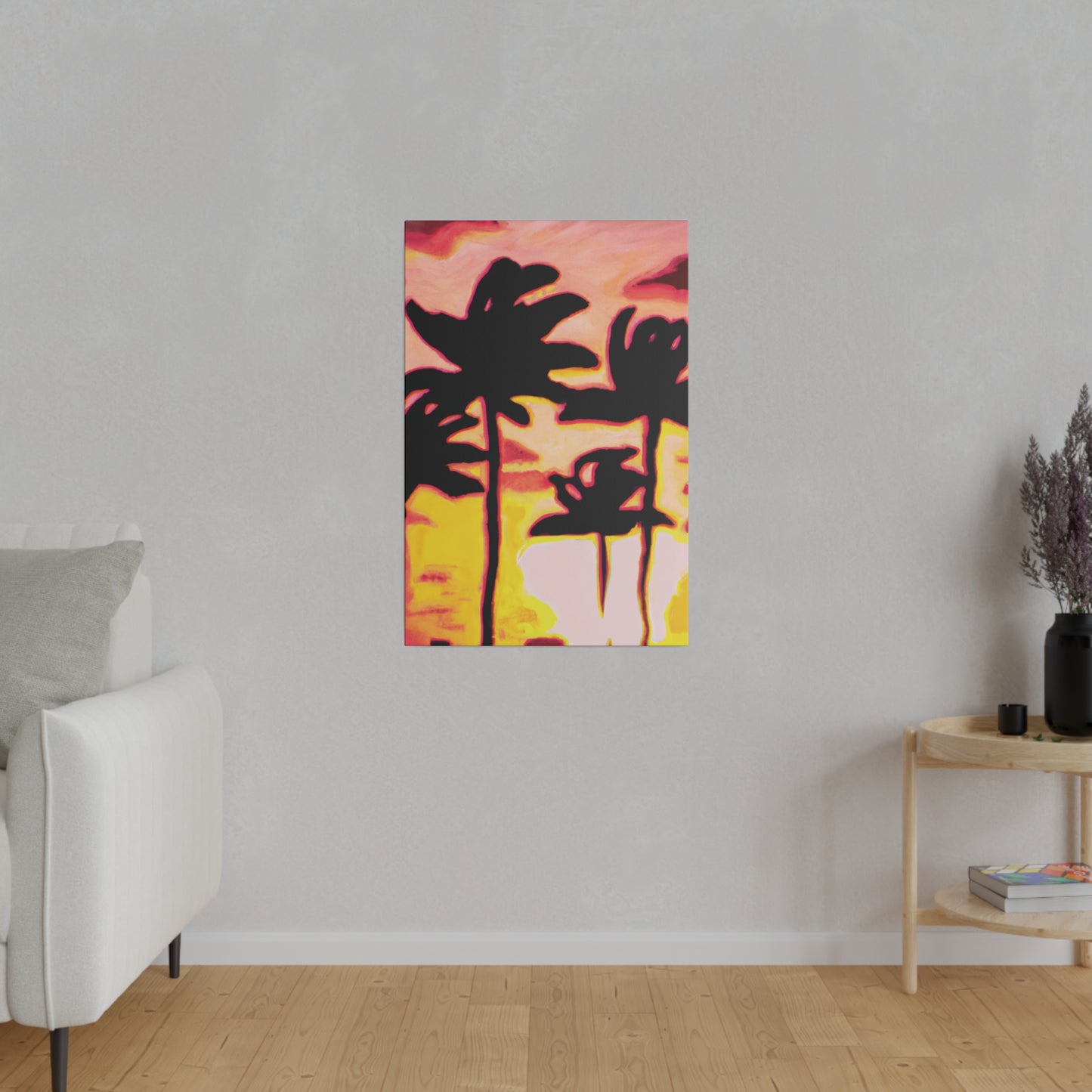 9329P - Miami Beach Sunset Painting Print | Miami | Beach | Sunset | Poster | Home Decor | Wall Art | Canvas