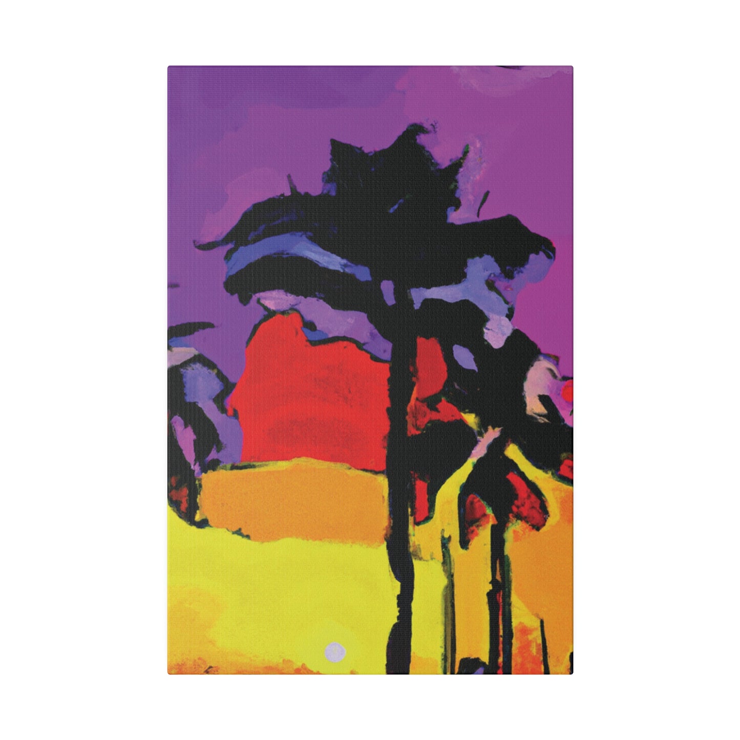 4854H - Miami Beach Sunset Painting Print | Miami | Beach | Sunset | Poster | Home Decor | Wall Art | Canvas