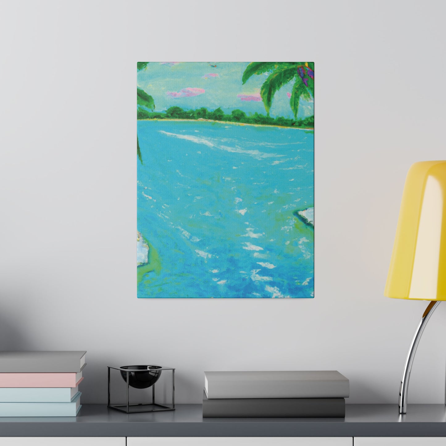 6527F - Bahamas Ocean Painting Print | Bahamas | Ocean | Beach | Poster | Home Decor | Wall Art | Canvas
