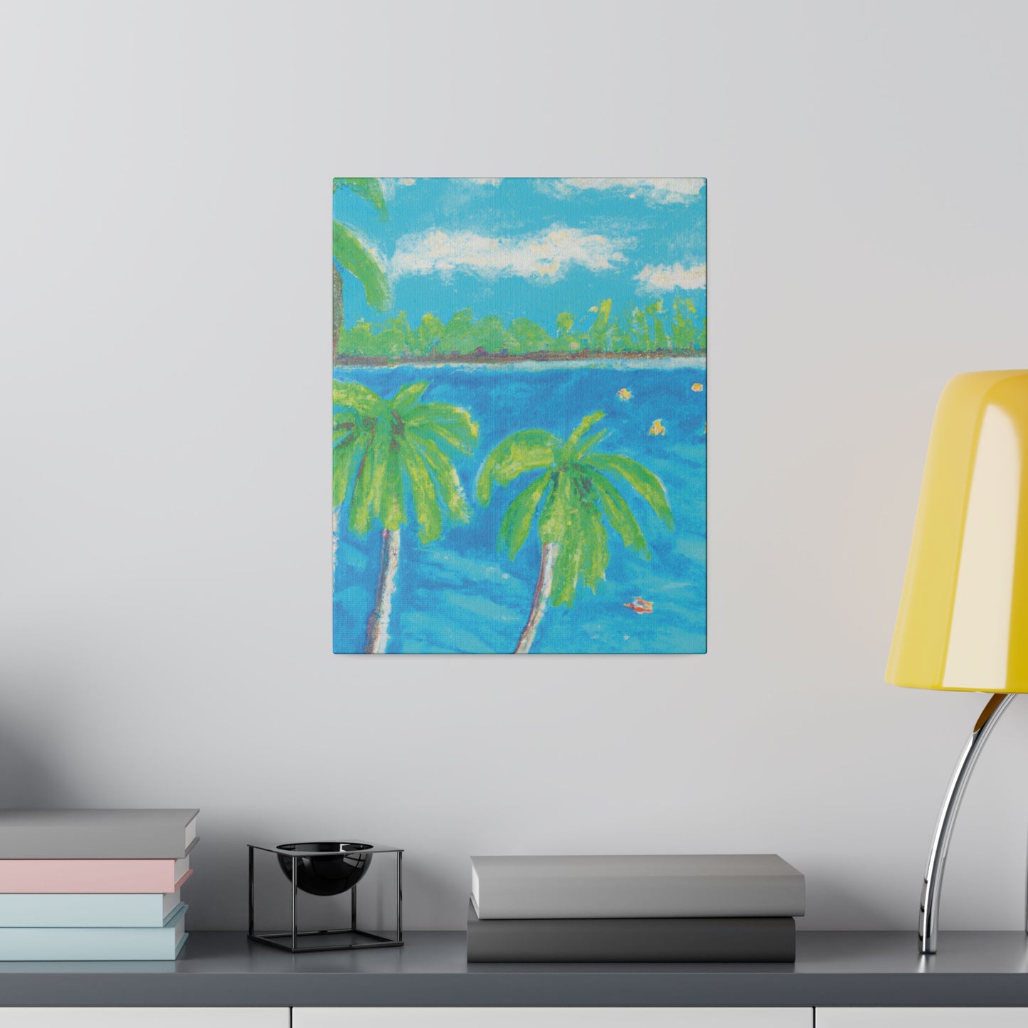 5753V - Bahamas Ocean Painting Print | Bahamas | Ocean | Beach | Poster | Home Decor | Wall Art | Canvas