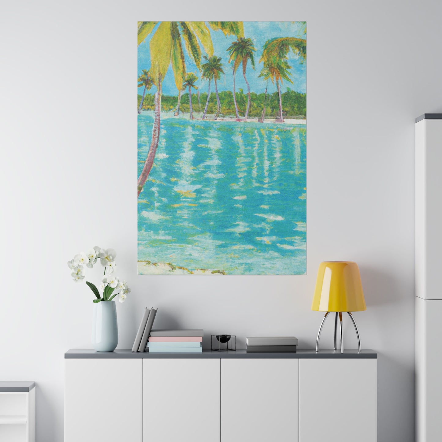 8537R - Bahamas Ocean Painting Print | Bahamas | Ocean | Beach | Poster | Home Decor | Wall Art | Canvas