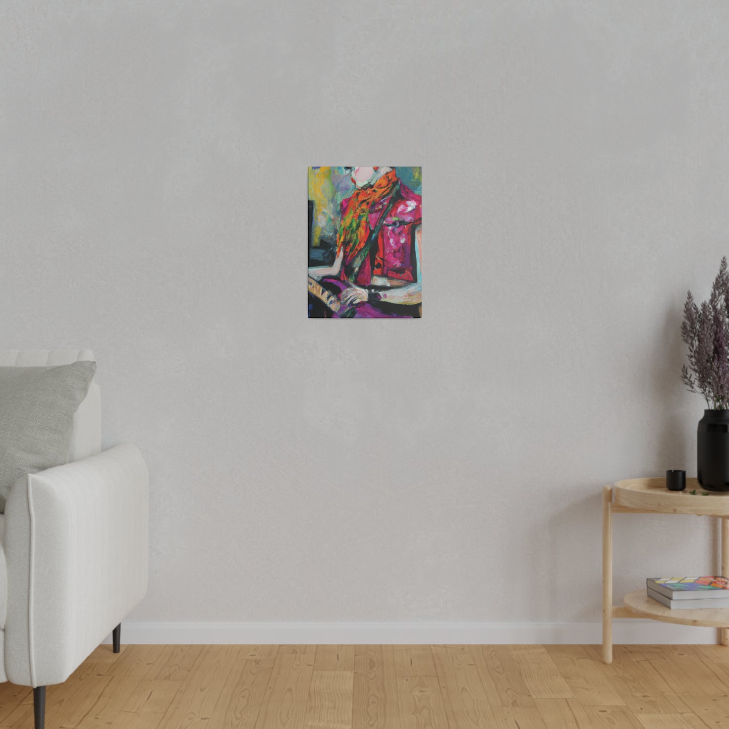 9053L - Rockstar Oil Painting Style Print | Poster | Home Decor | Wall Art | Music Art | Canvas