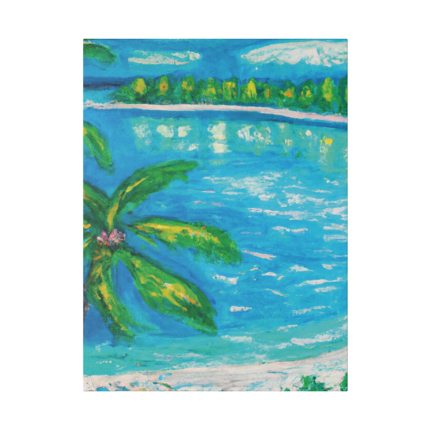 8776T - Bahamas Ocean Painting Print | Bahamas | Ocean | Beach | Poster | Home Decor | Wall Art | Canvas