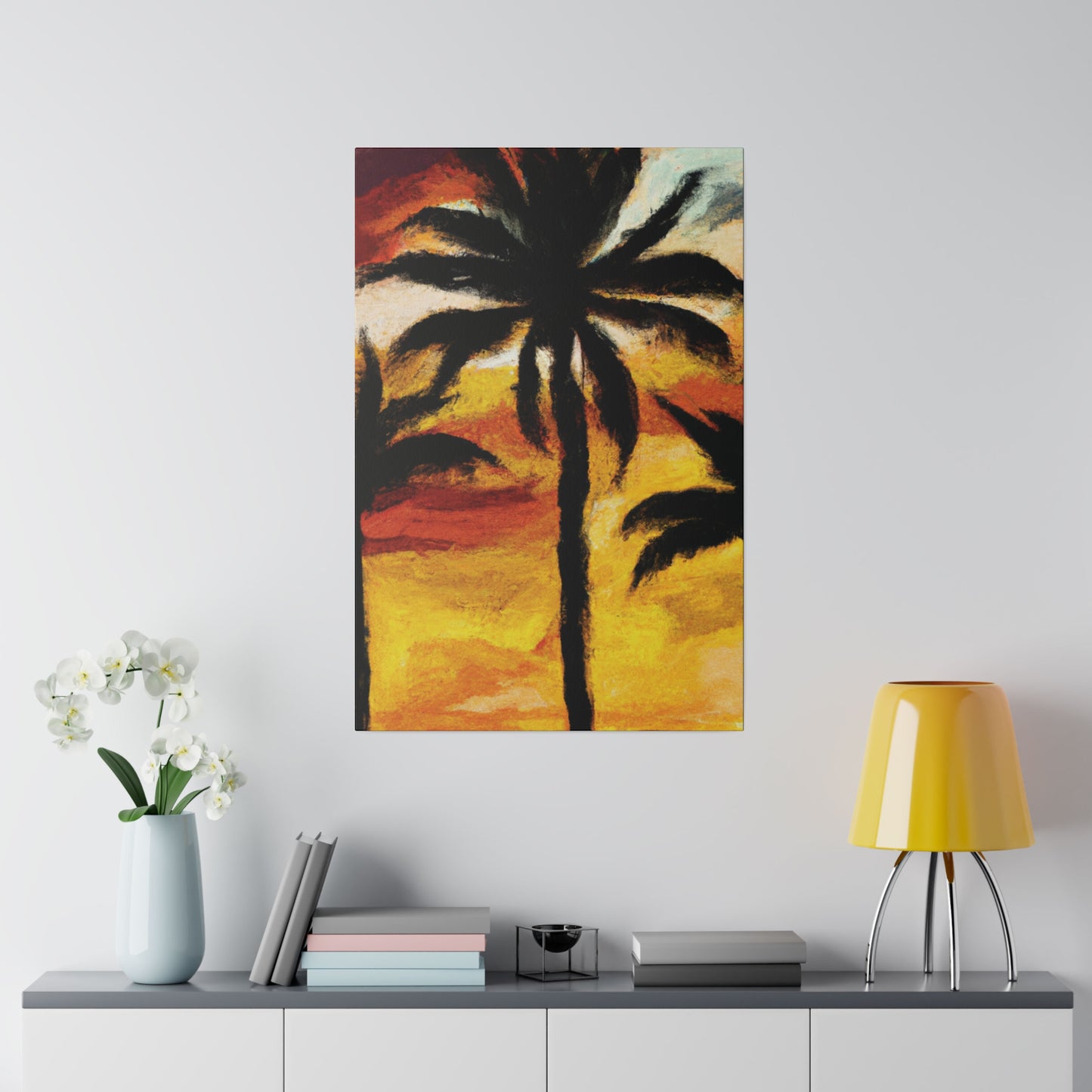 3122C - Miami Beach Sunset Painting Print | Miami | Beach | Sunset | Poster | Home Decor | Wall Art | Canvas