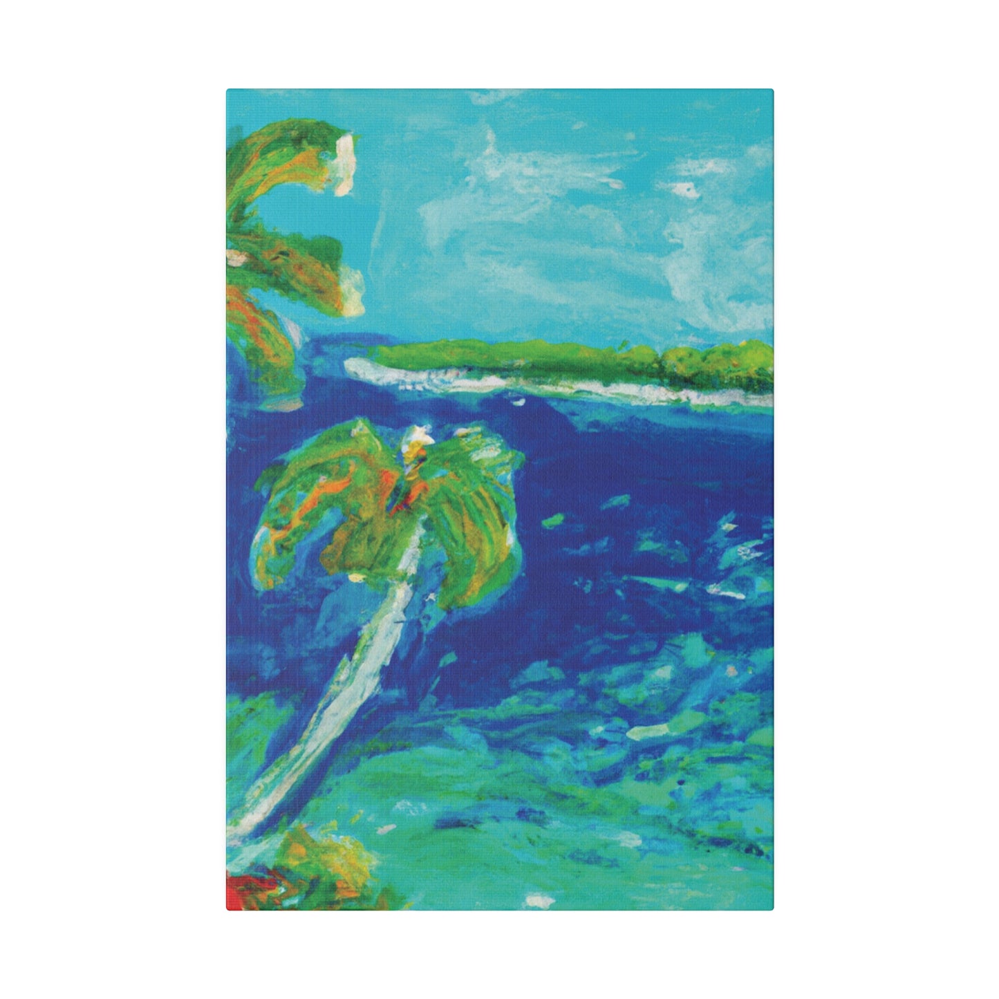 4657V - Bahamas Ocean Painting Print | Bahamas | Ocean | Beach | Poster | Home Decor | Wall Art | Canvas