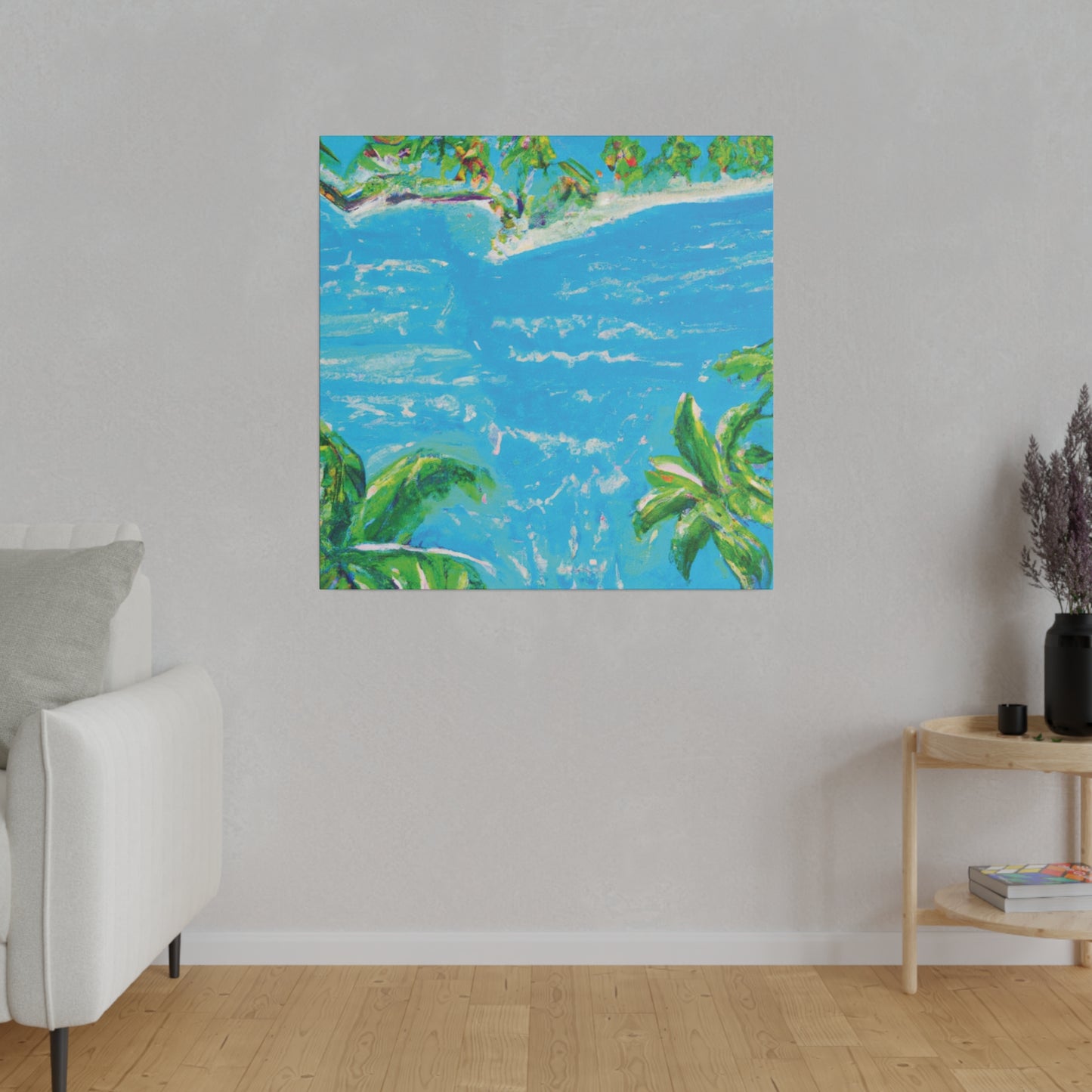 9413O - Bahamas Ocean Painting Print | Bahamas | Ocean | Beach | Poster | Home Decor | Wall Art | Canvas