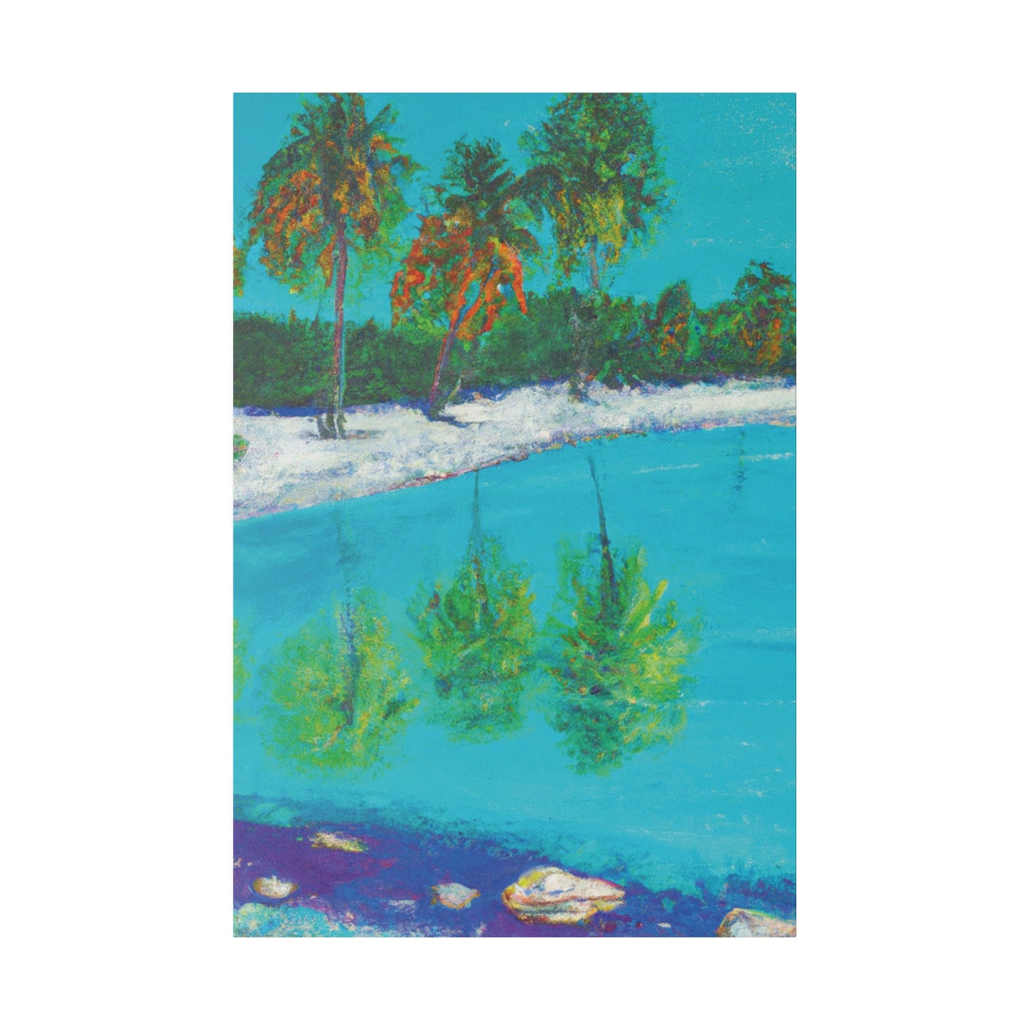 8297H - Bahamas Ocean Painting Print | Bahamas | Ocean | Beach | Poster | Home Decor | Wall Art | Canvas