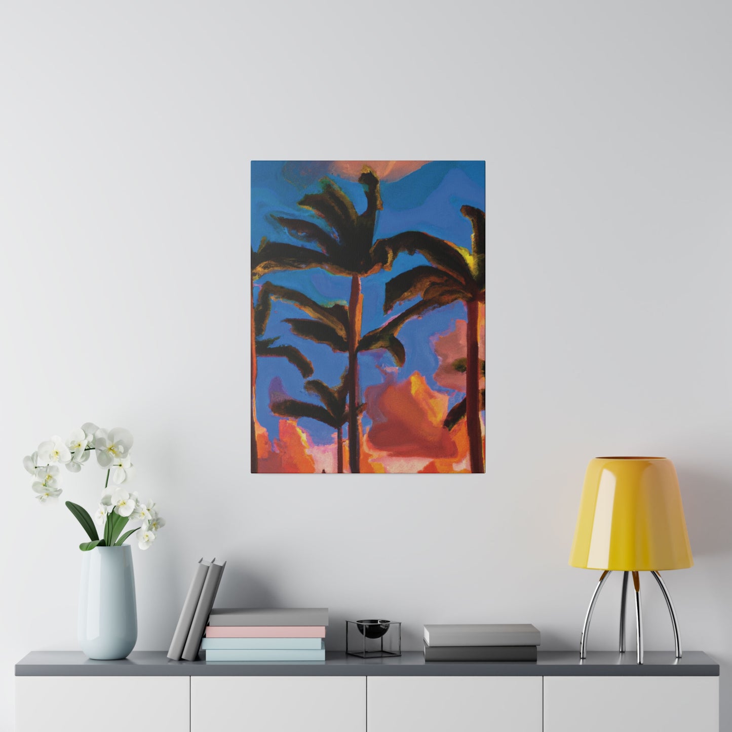 4464U - Miami Beach Sunset Painting Print | Miami | Beach | Sunset | Poster | Home Decor | Wall Art | Canvas