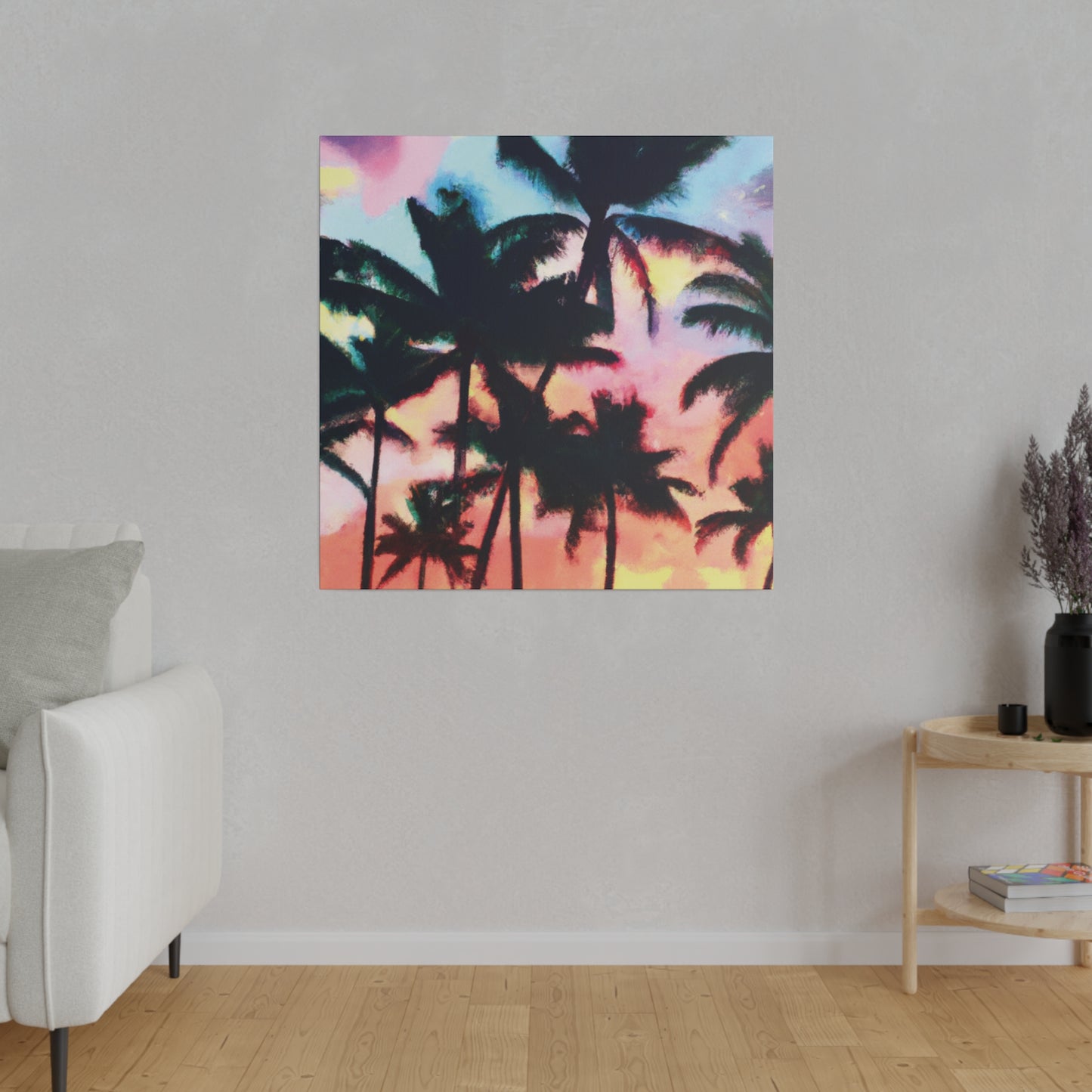 5231V - Miami Beach Sunset Painting Print | Miami | Beach | Sunset | Poster | Home Decor | Wall Art | Canvas