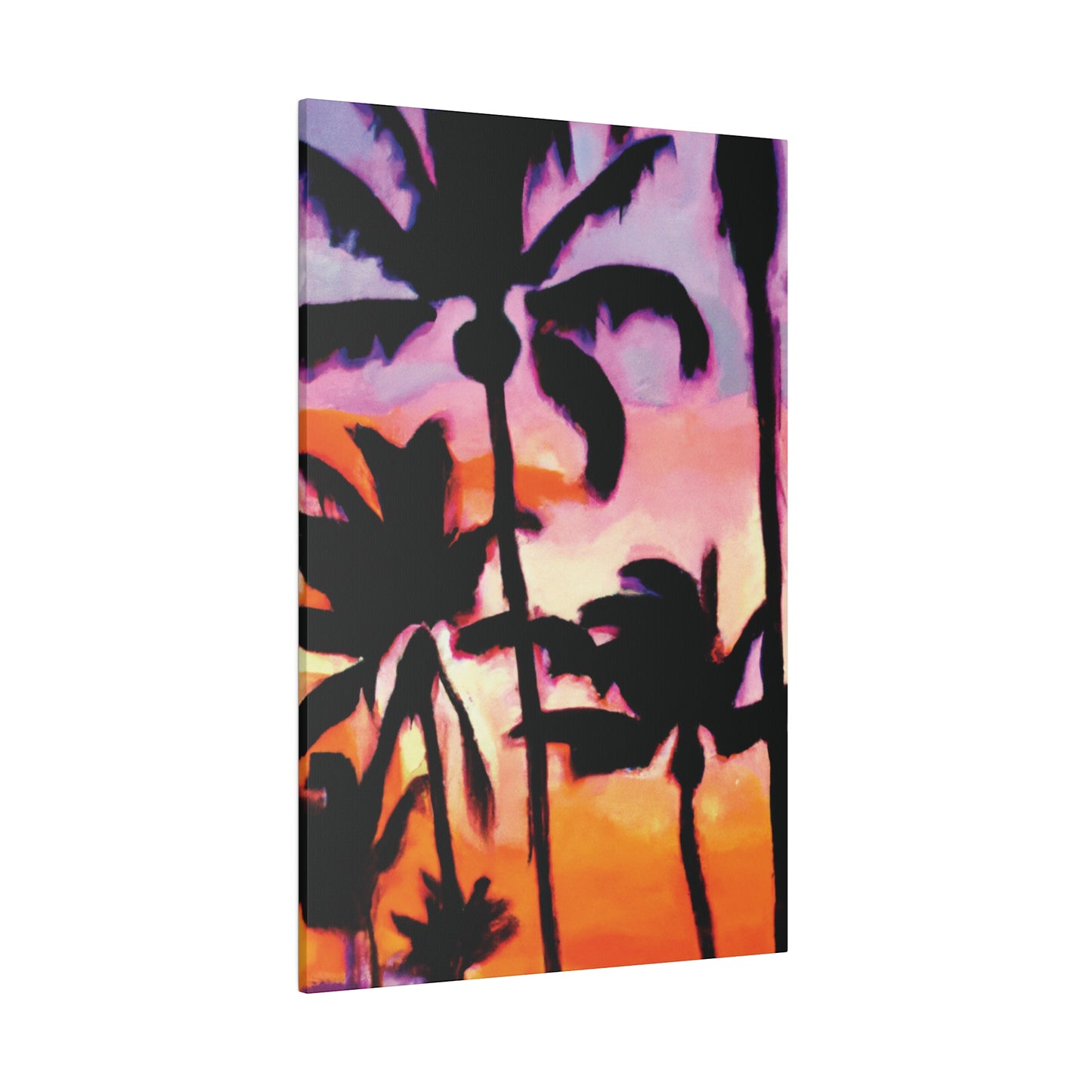 2090A - Miami Beach Sunset Painting Print | Miami | Beach | Sunset | Poster | Home Decor | Wall Art | Canvas