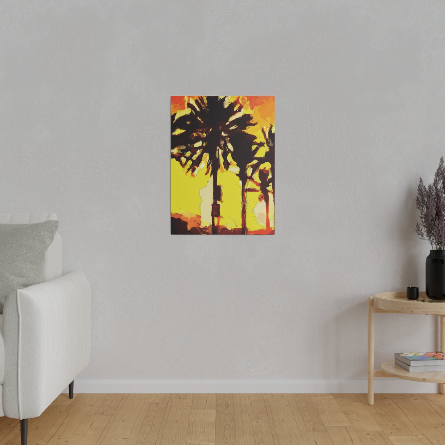 8336Q - Miami Beach Sunset Painting Print | Miami | Beach | Sunset | Poster | Home Decor | Wall Art | Canvas