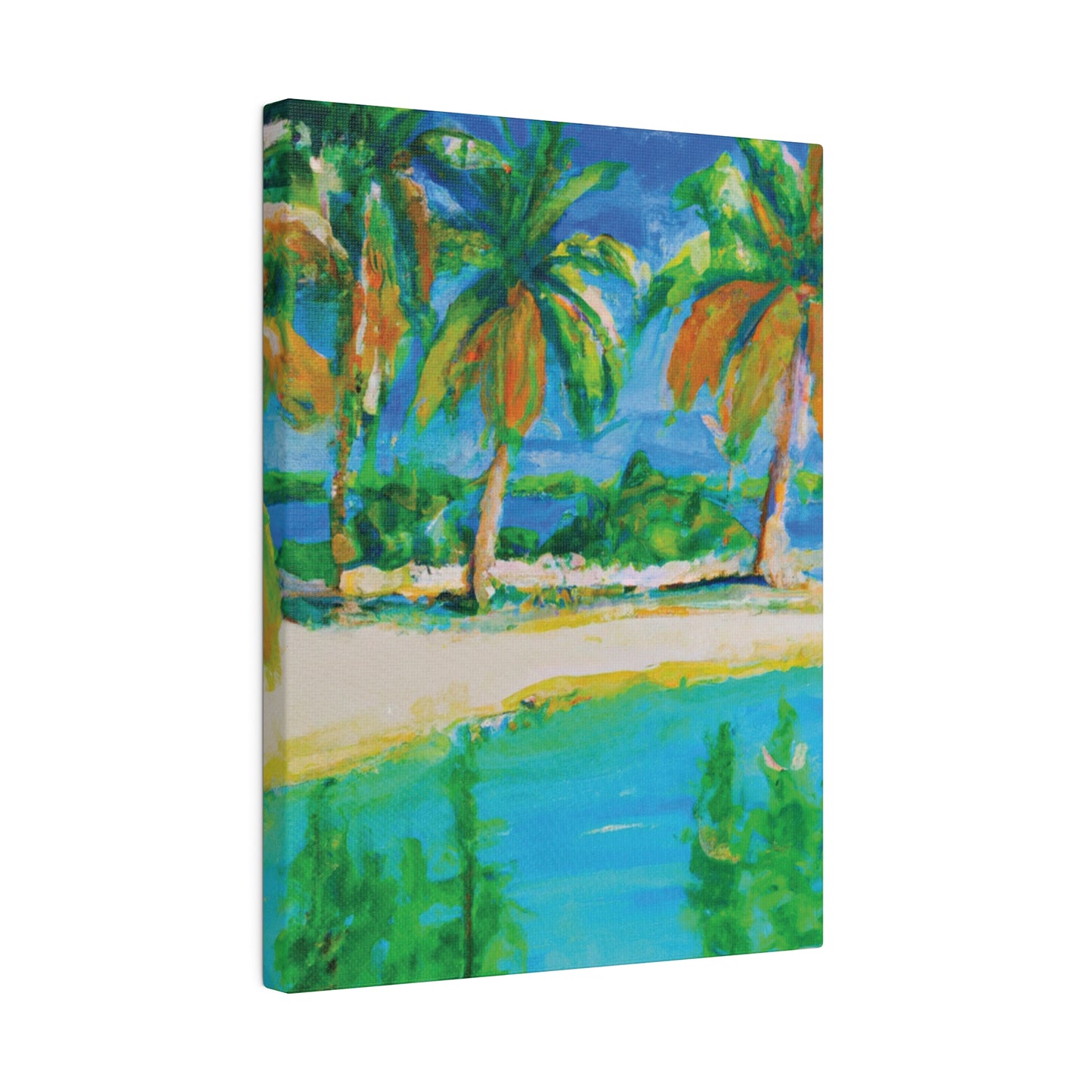 8576A - Bahamas Ocean Painting Print | Bahamas | Ocean | Beach | Poster | Home Decor | Wall Art | Canvas